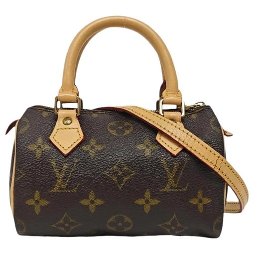 Nano Speedy / Mini HL leather handbag