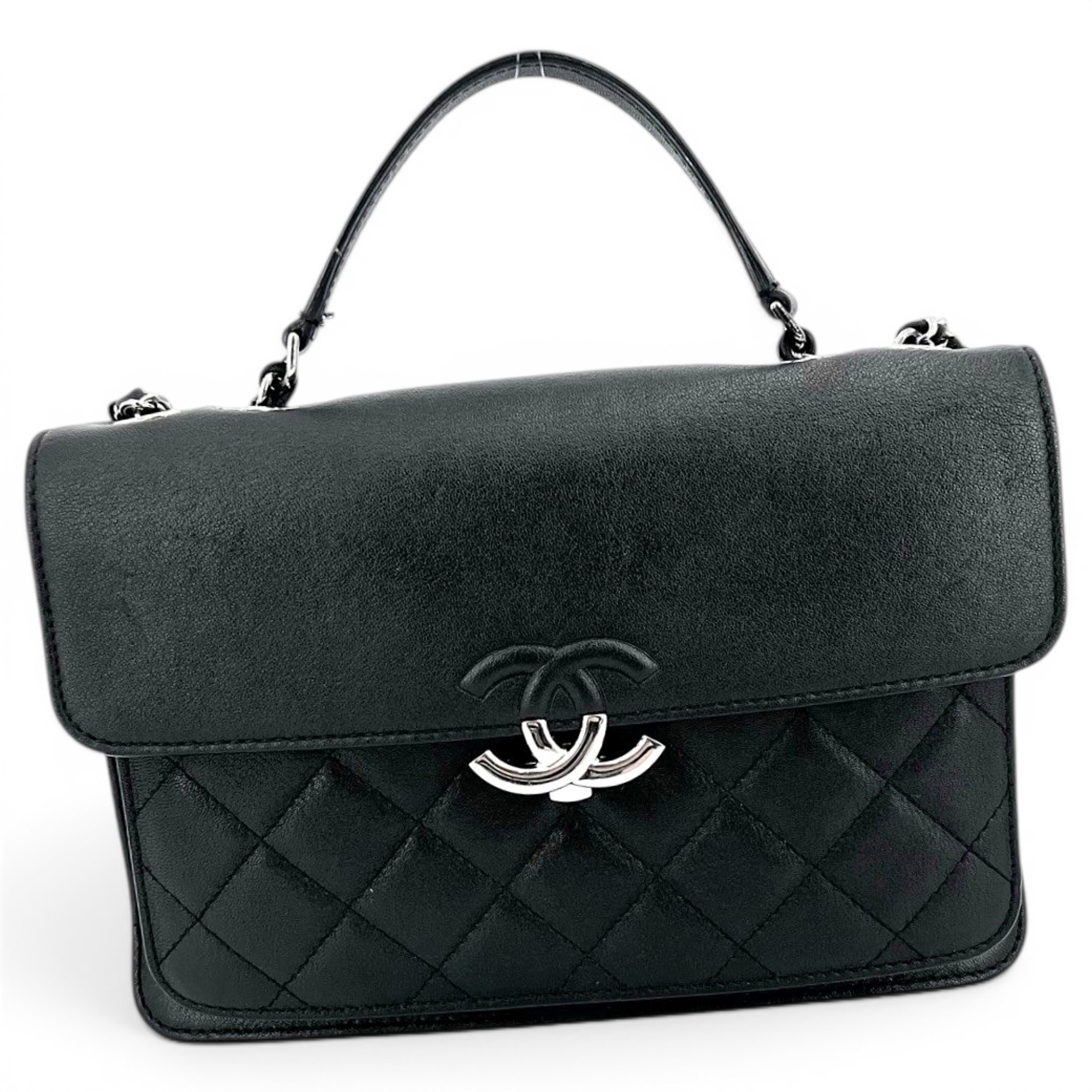 Leather handbag