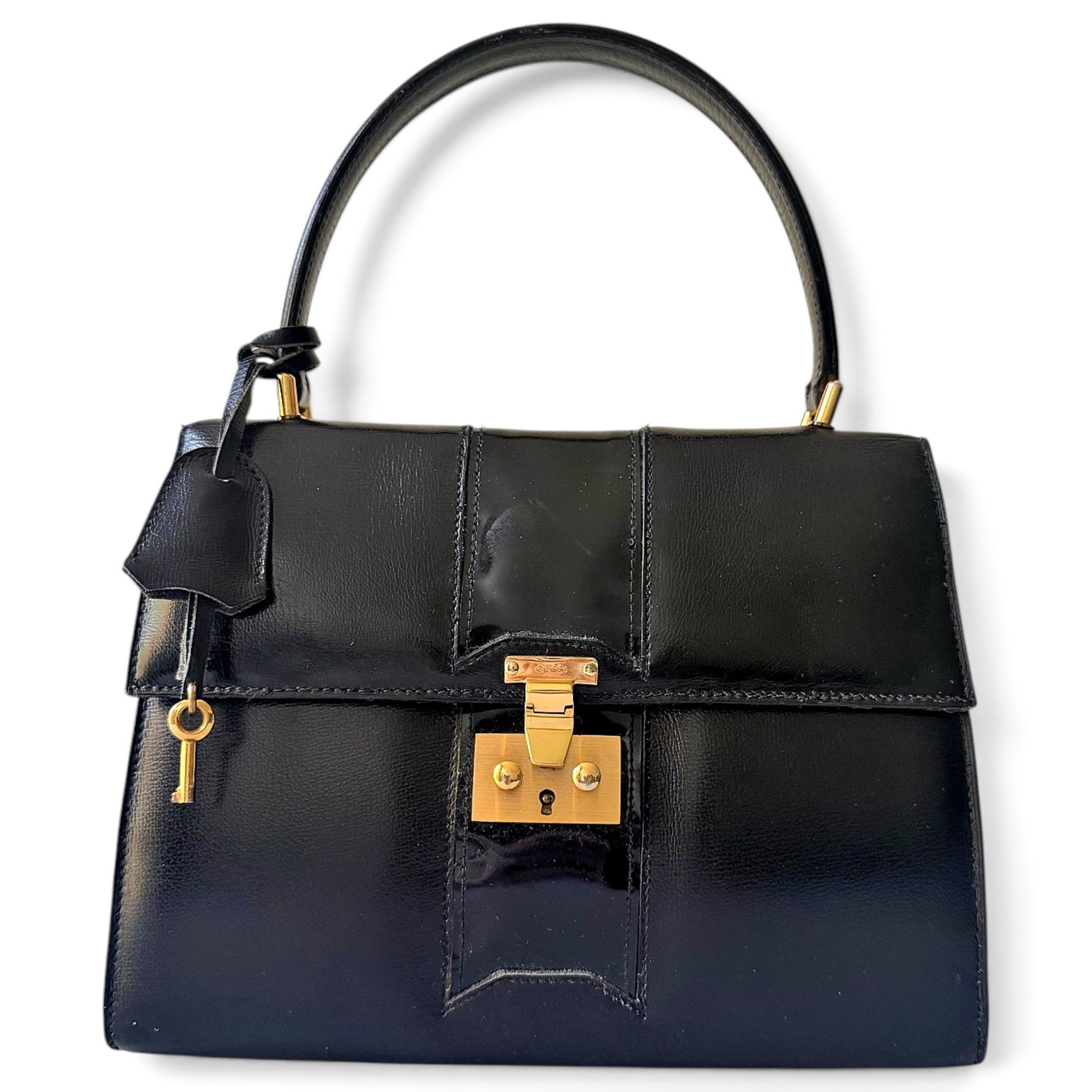 Lady Lock leather handbag