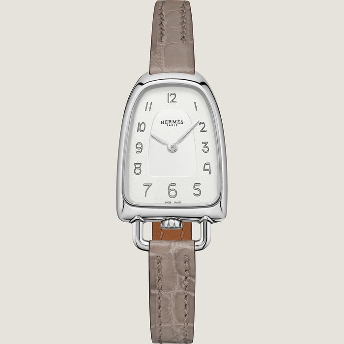 Sans Coloris Galop d'Hermès Watch, Medium Model, 32 MM
