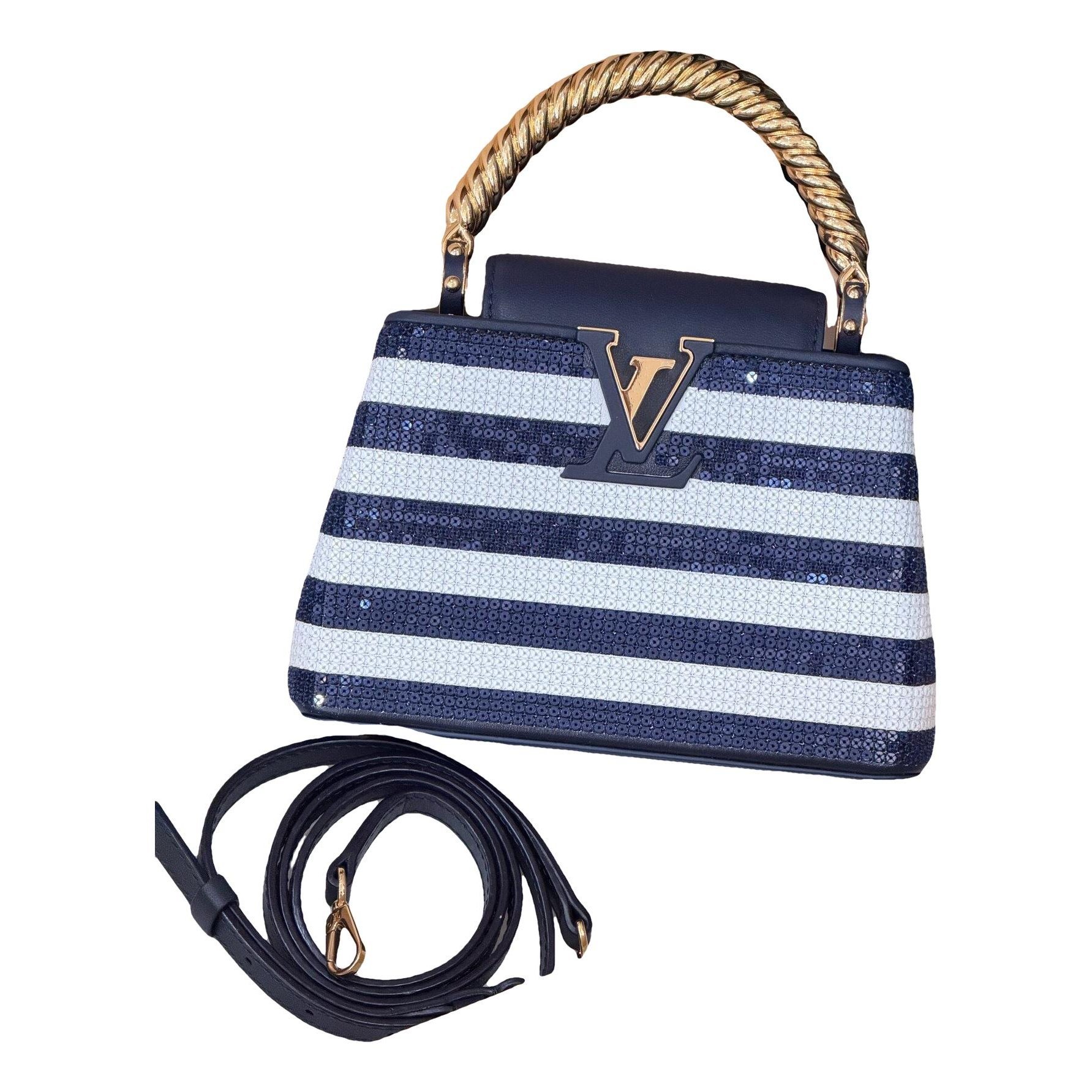 Capucines glitter handbag