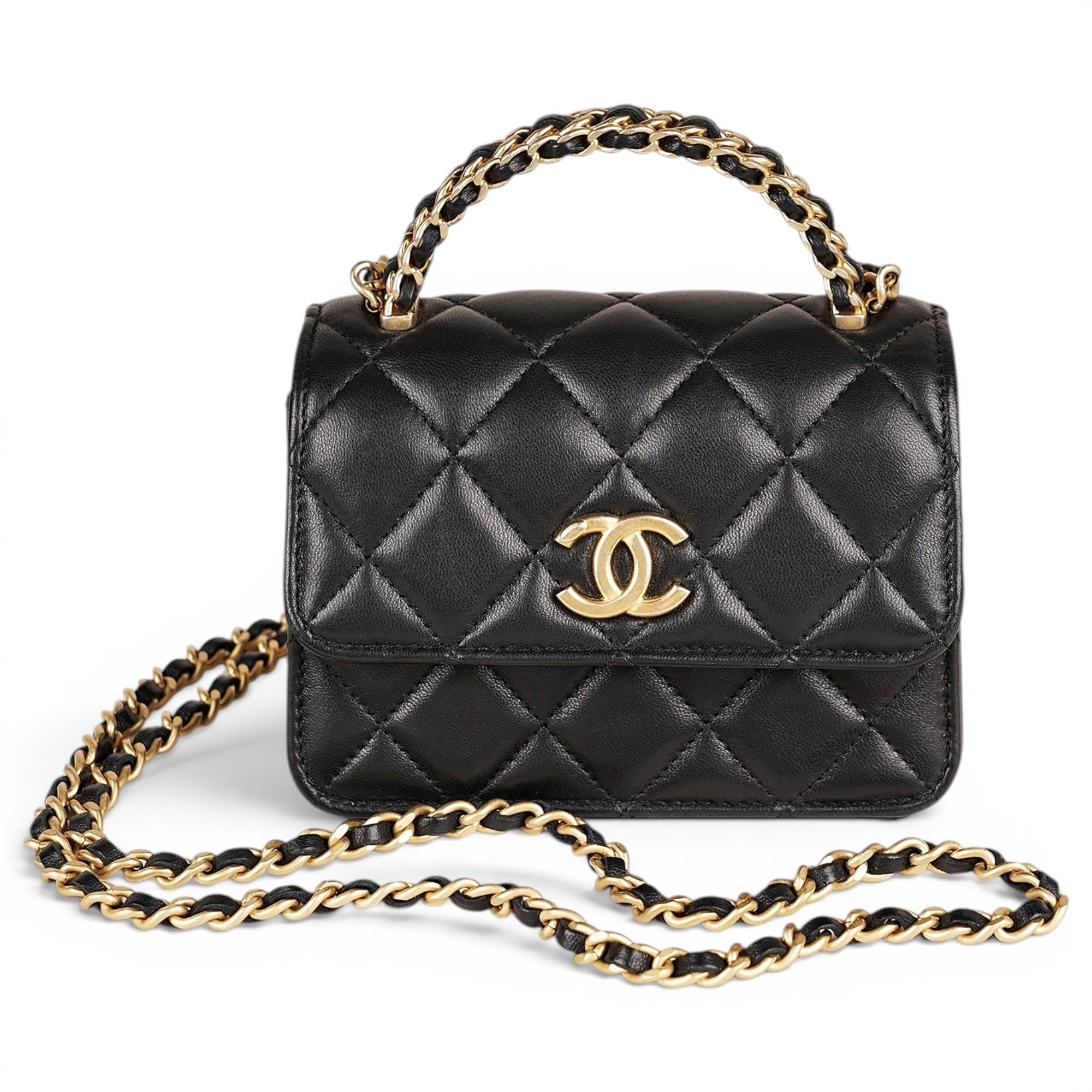 Leather mini bag