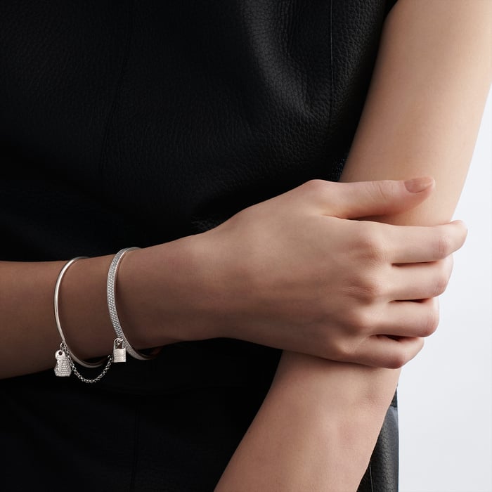 Sans Coloris Kelly Cadenas Double Bracelet, Small Model