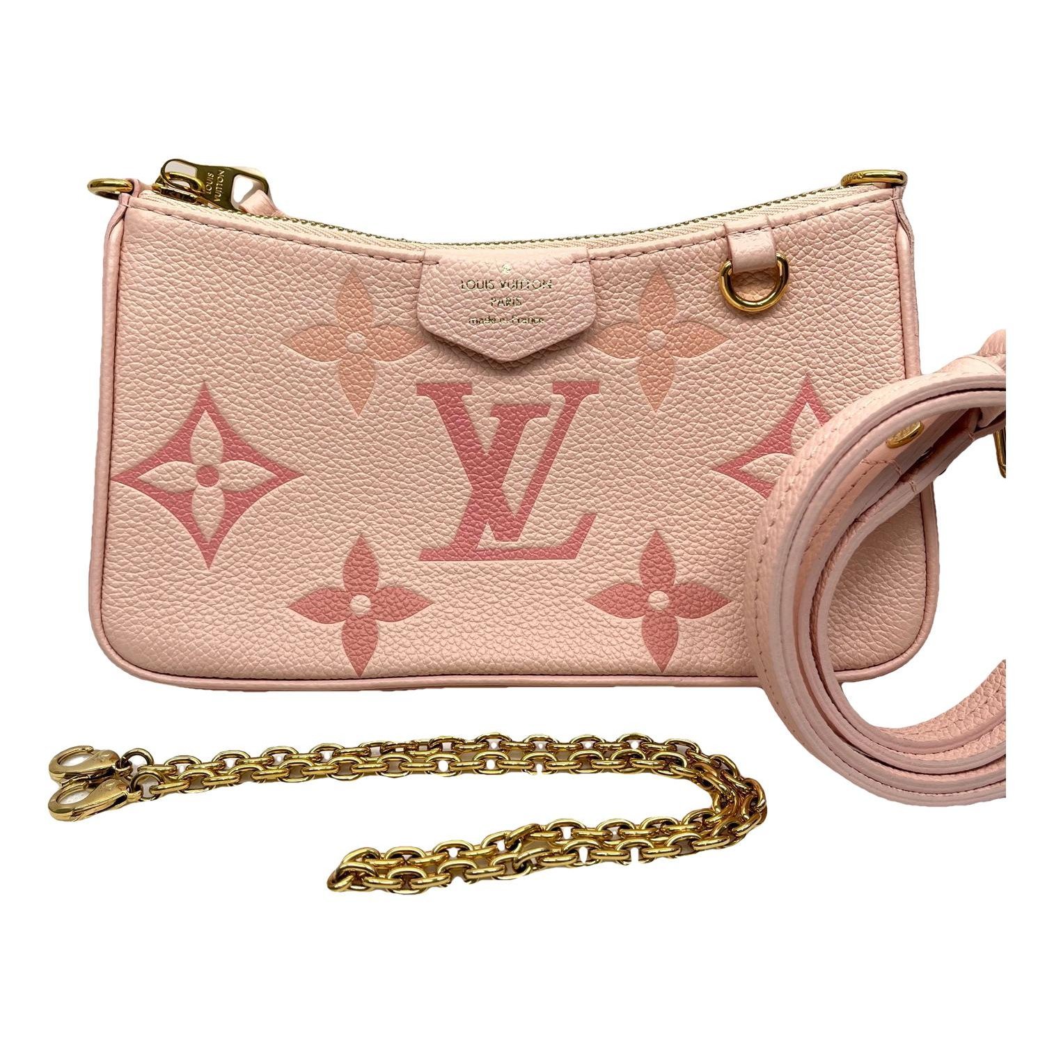 Easy Pouch On Strap leather handbag