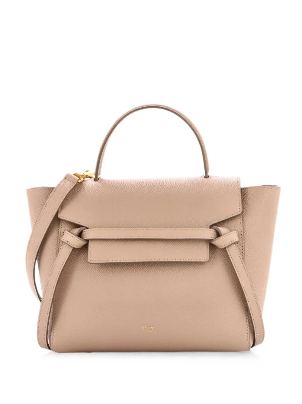 Belt Bag Textured Leather Micro satchel