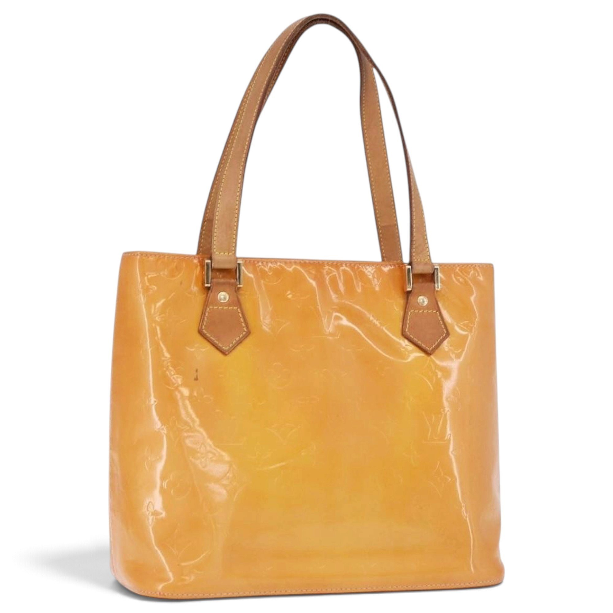 Houston patent leather handbag