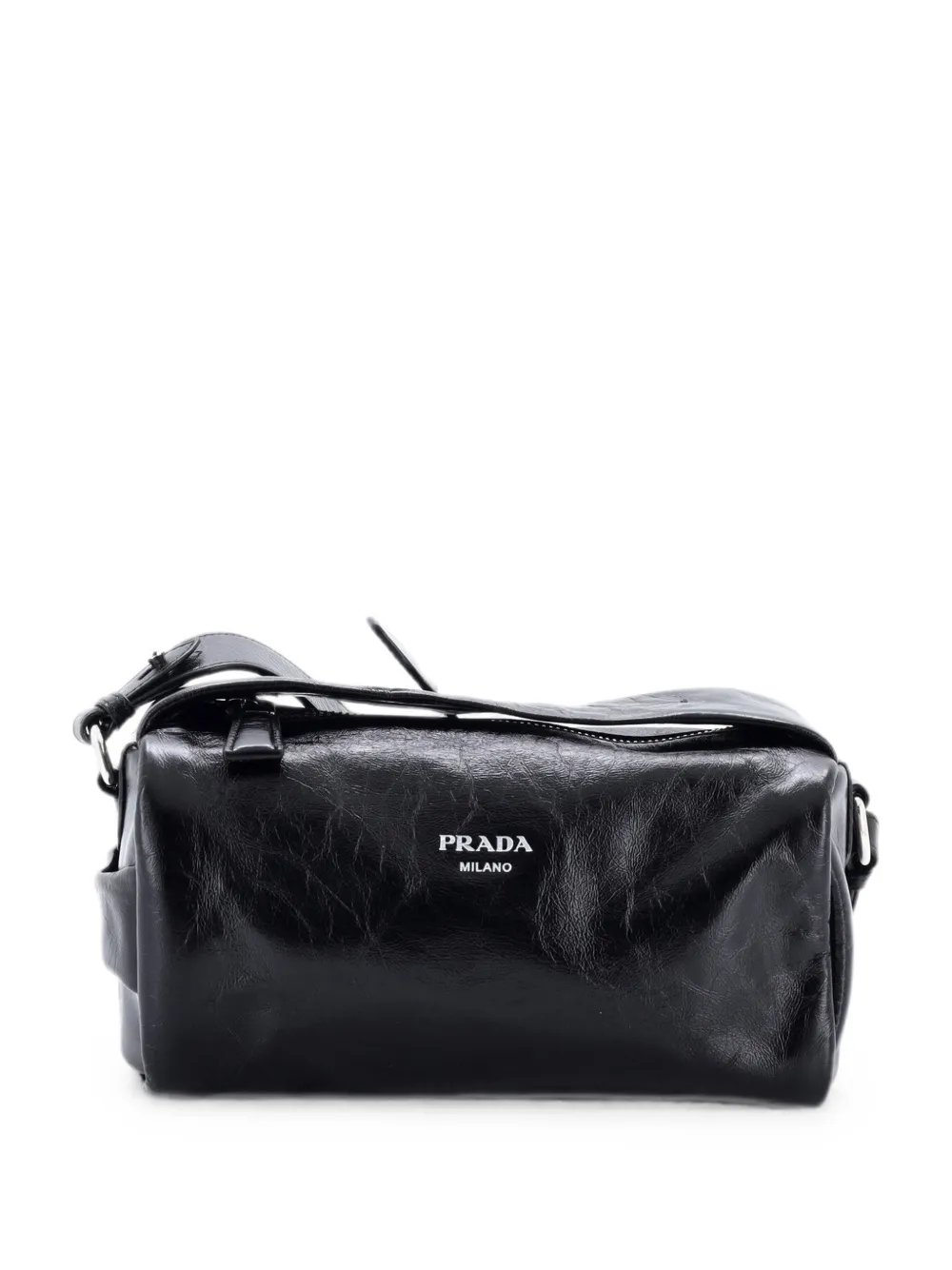 Convertible Top Zip Nappa Leather Small shoulder bag