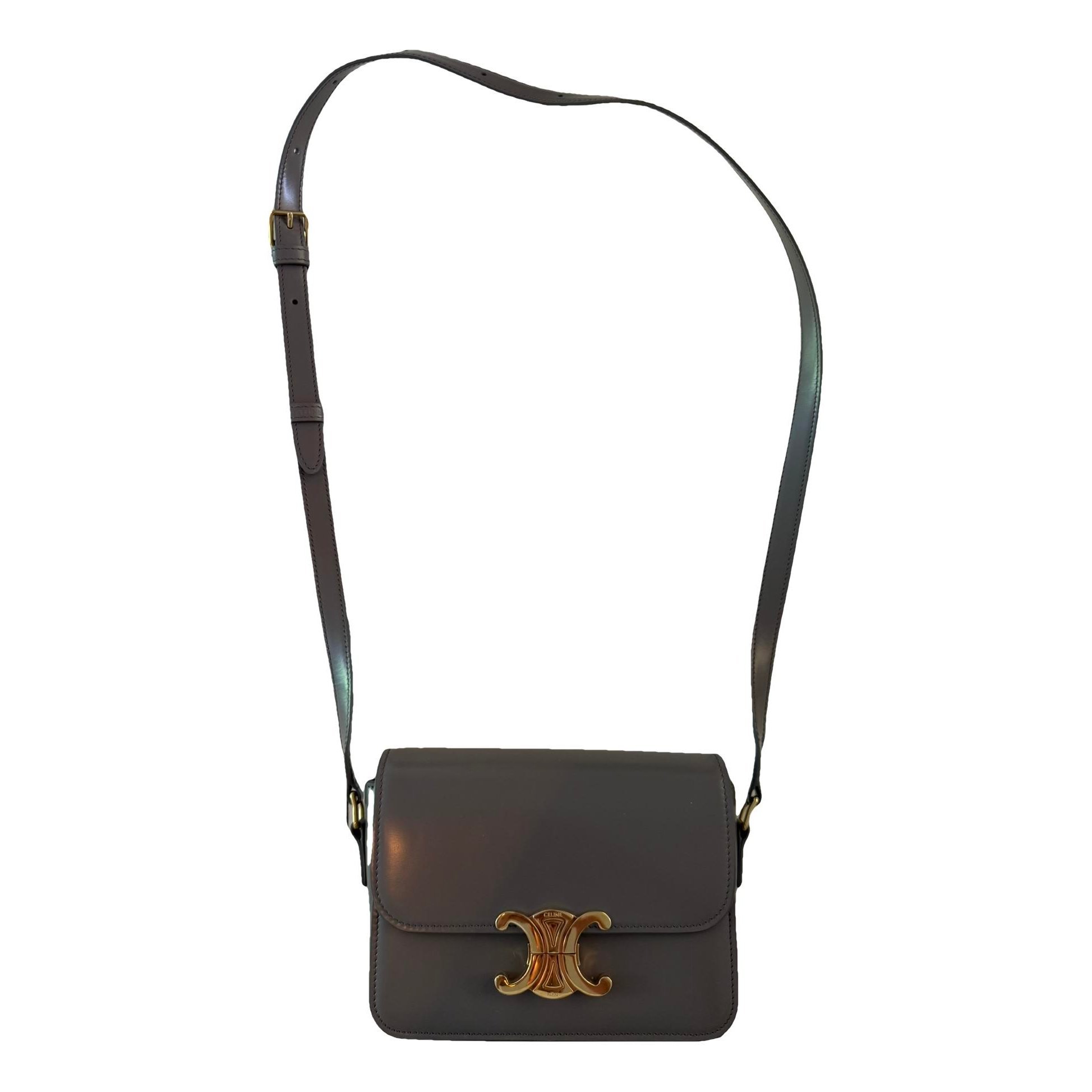 Triomphe leather handbag