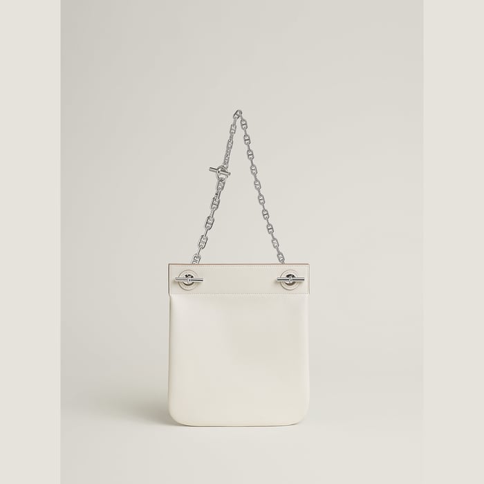 Gris Pâle Poche Cliquetis Bag