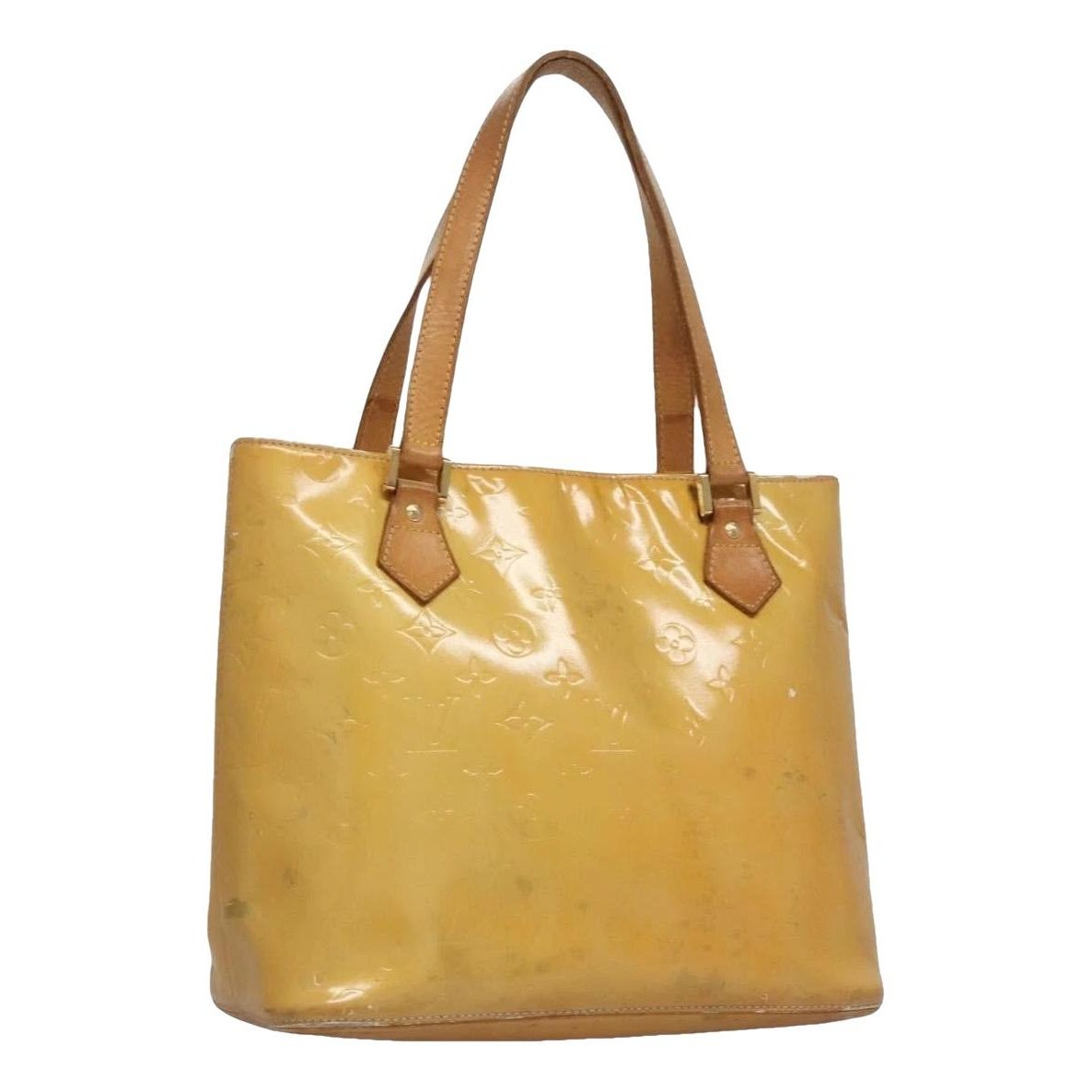 Patent leather handbag