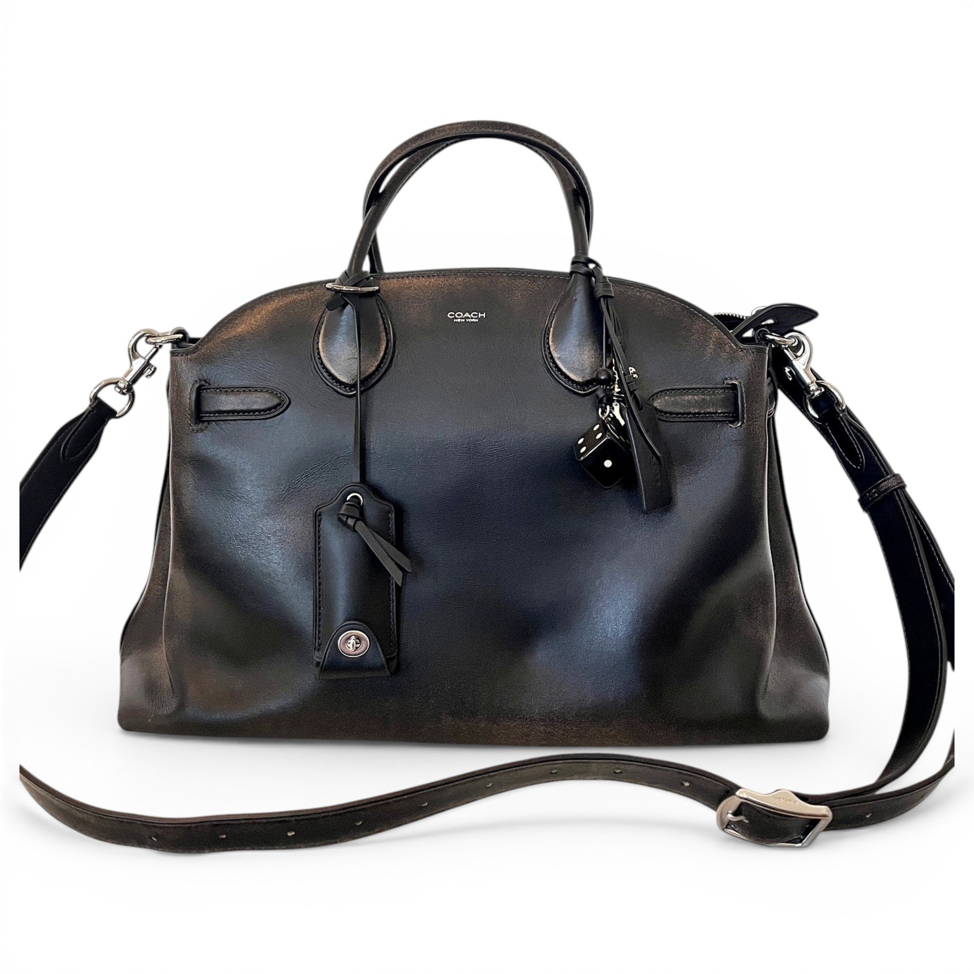 Leather tote