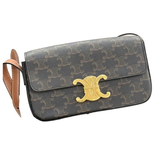 Triomphe leather handbag