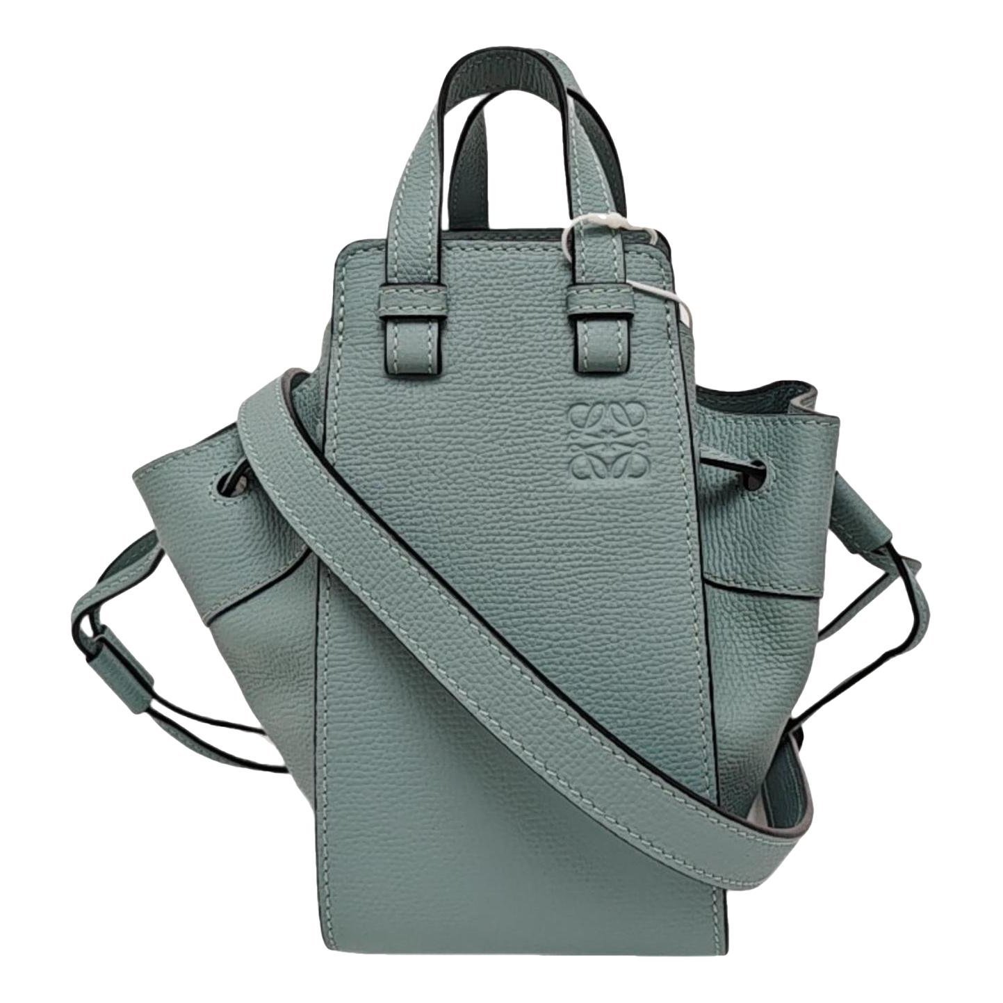 Hammock leather handbag