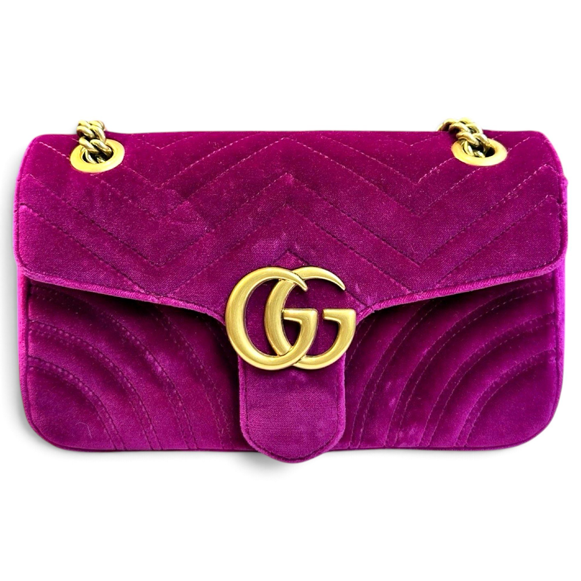 GG Marmont velvet handbag