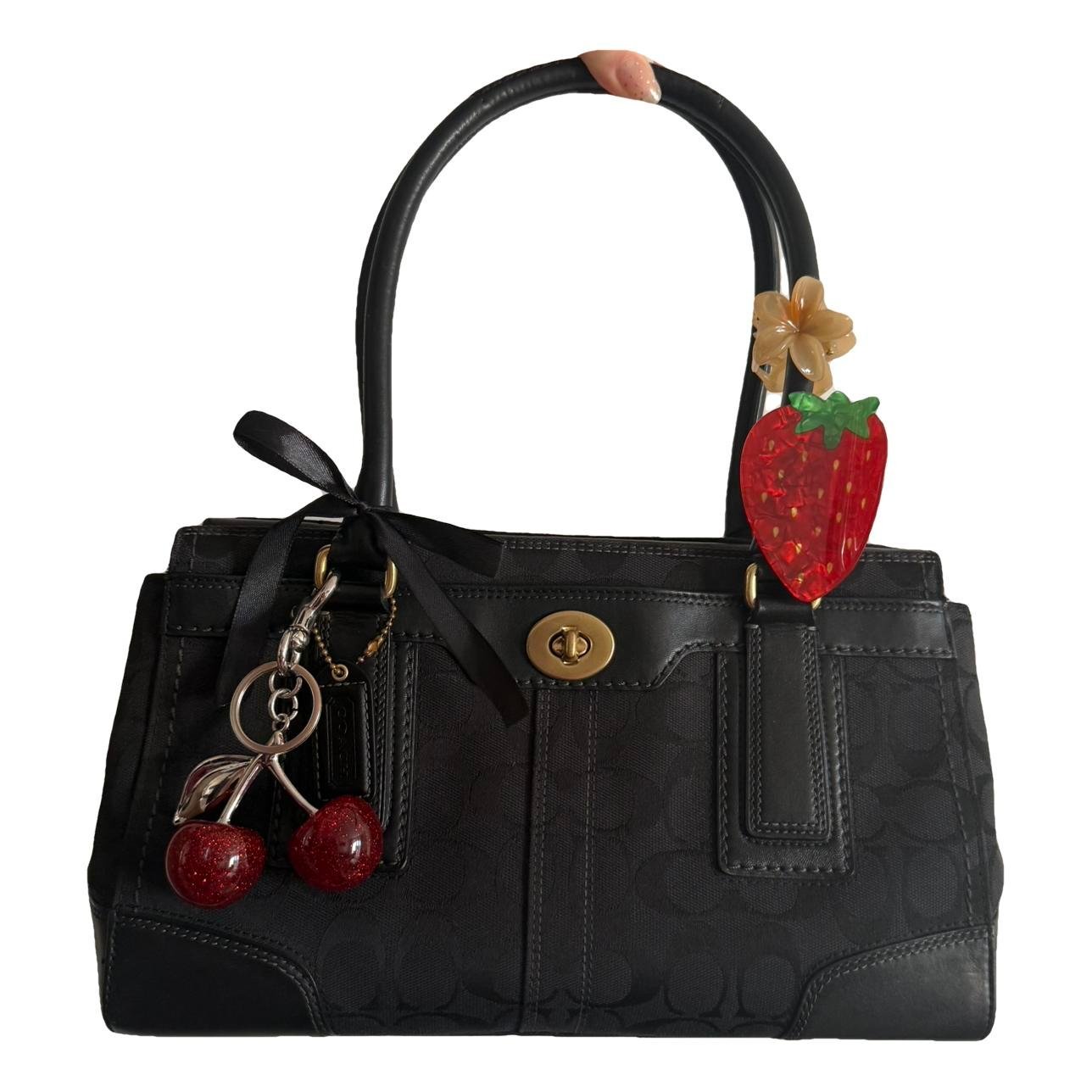 Signature Sufflette leather handbag
