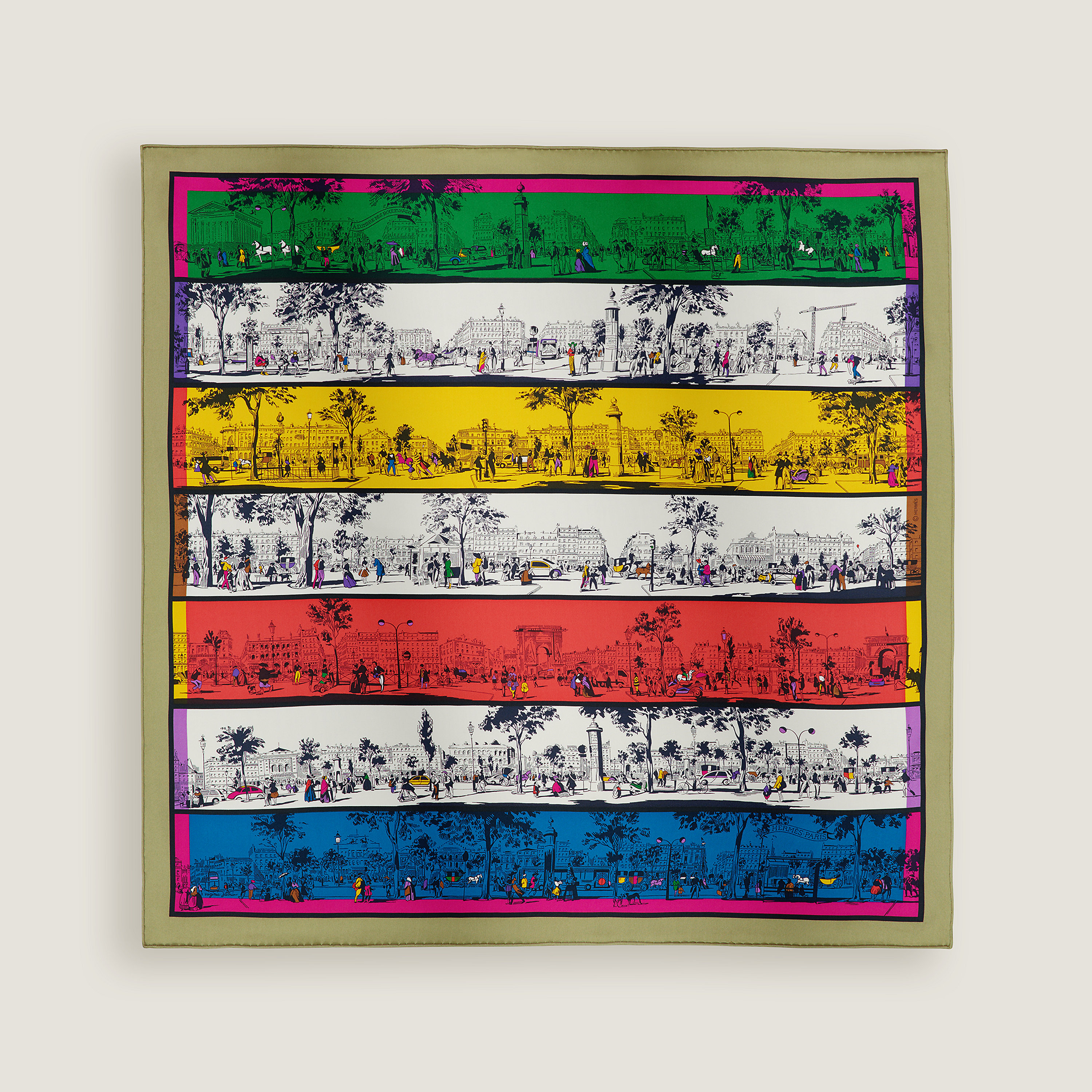 A l'Ombre des Boulevards scarf 70