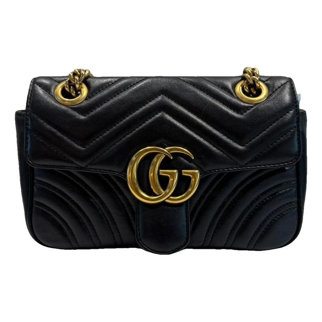 GG Marmont Flap leather crossbody bag