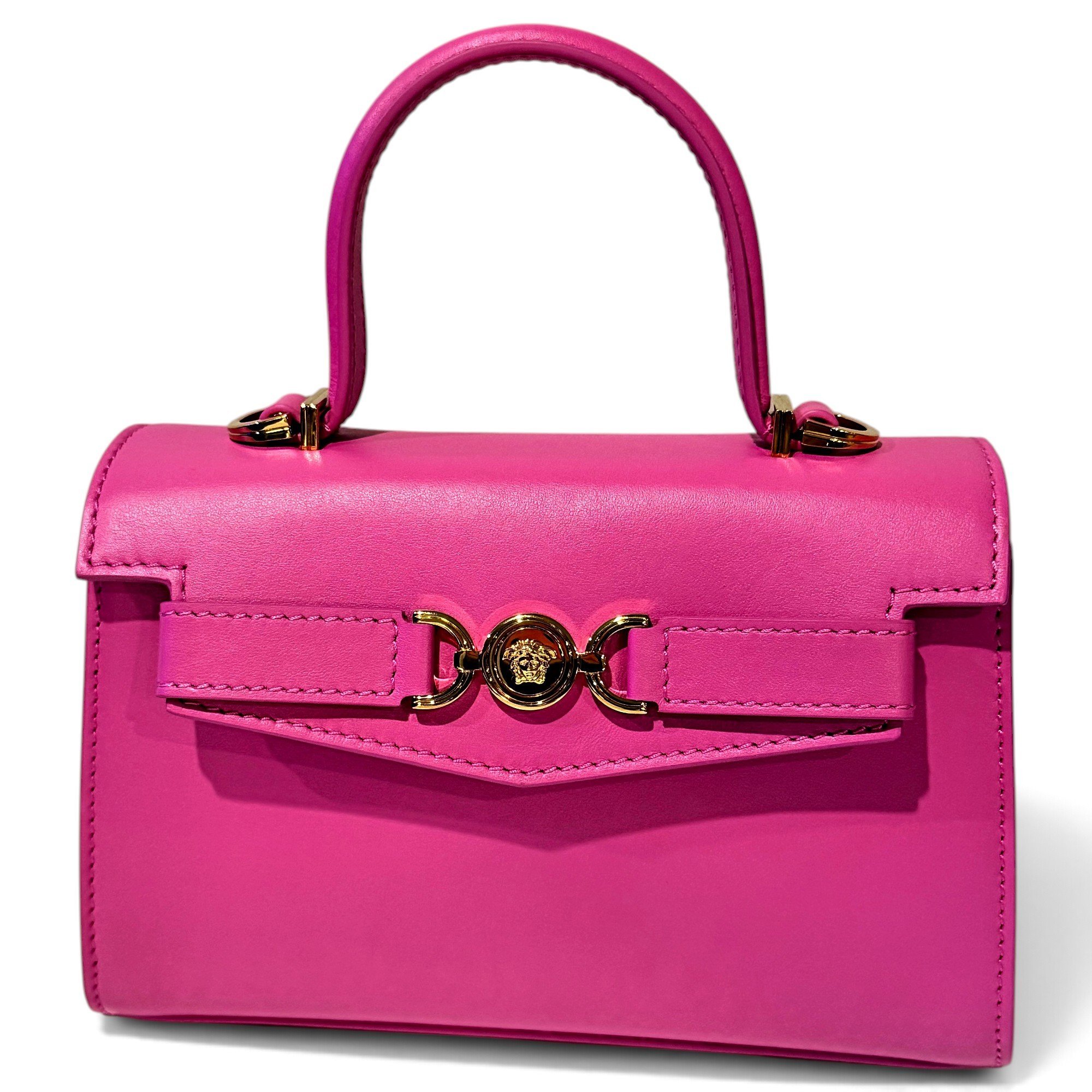 La Medusa leather handbag