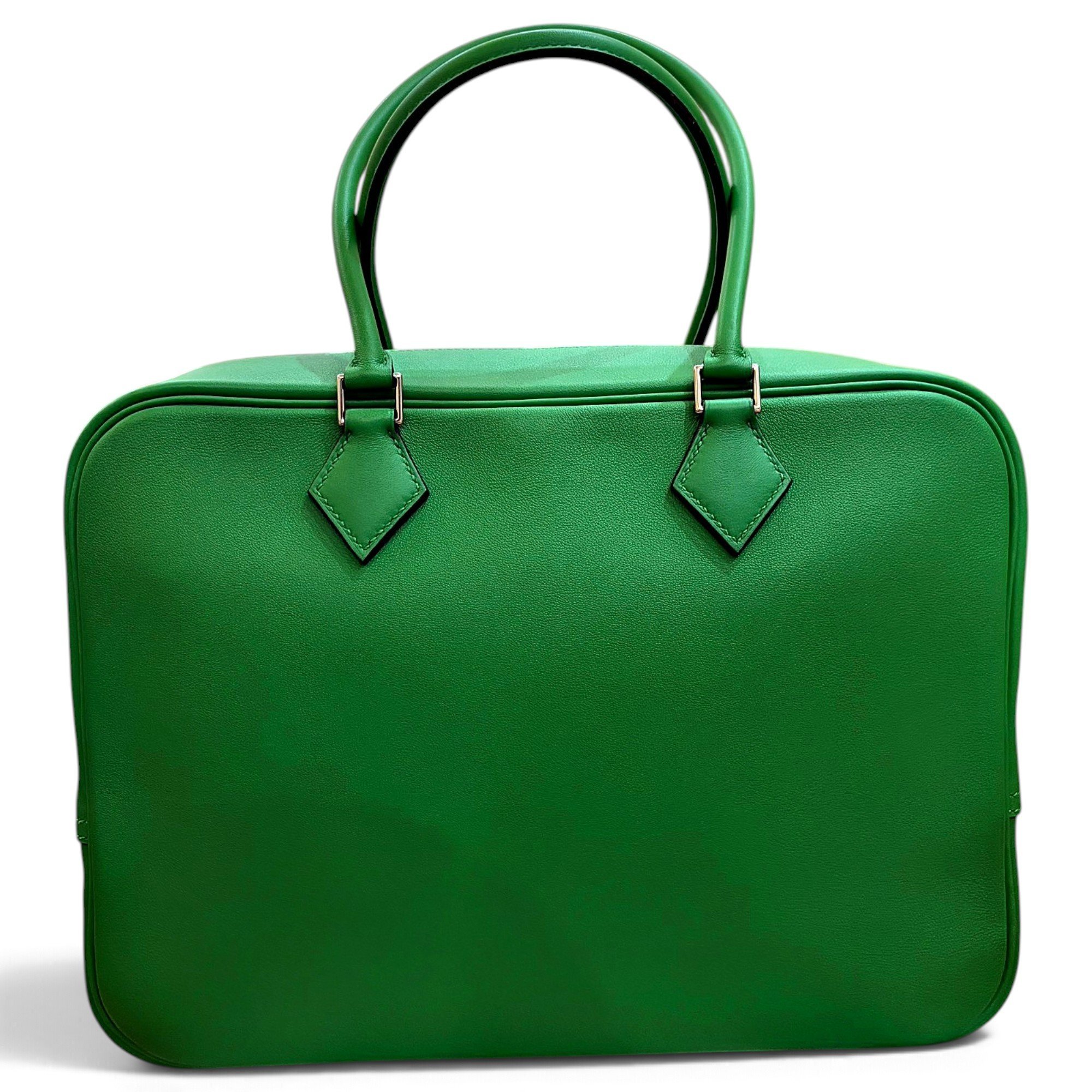Plume leather handbag