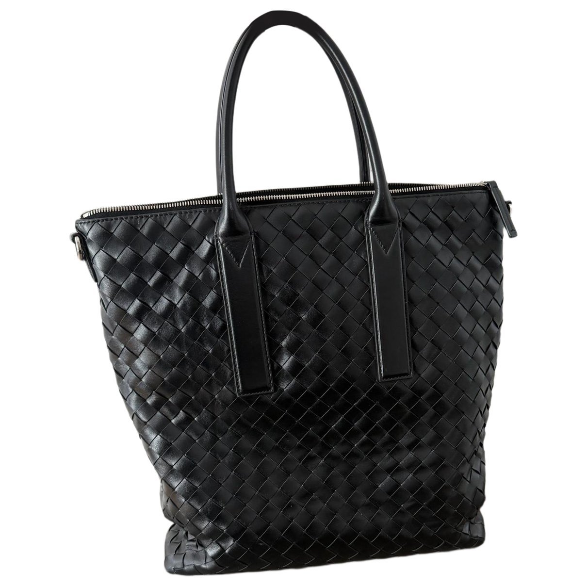 Leather tote