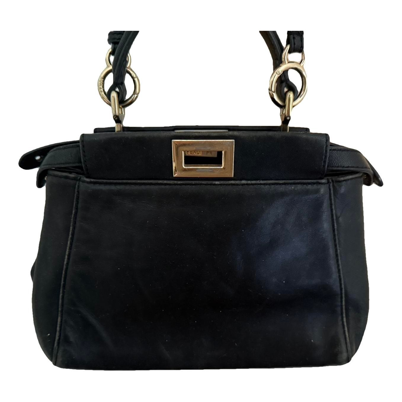 Peekaboo leather handbag