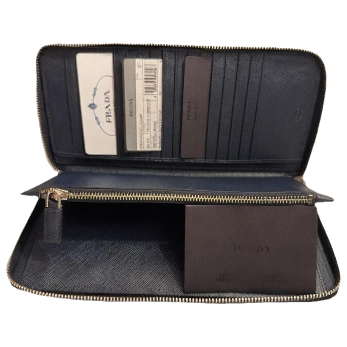 Leather clutch bag