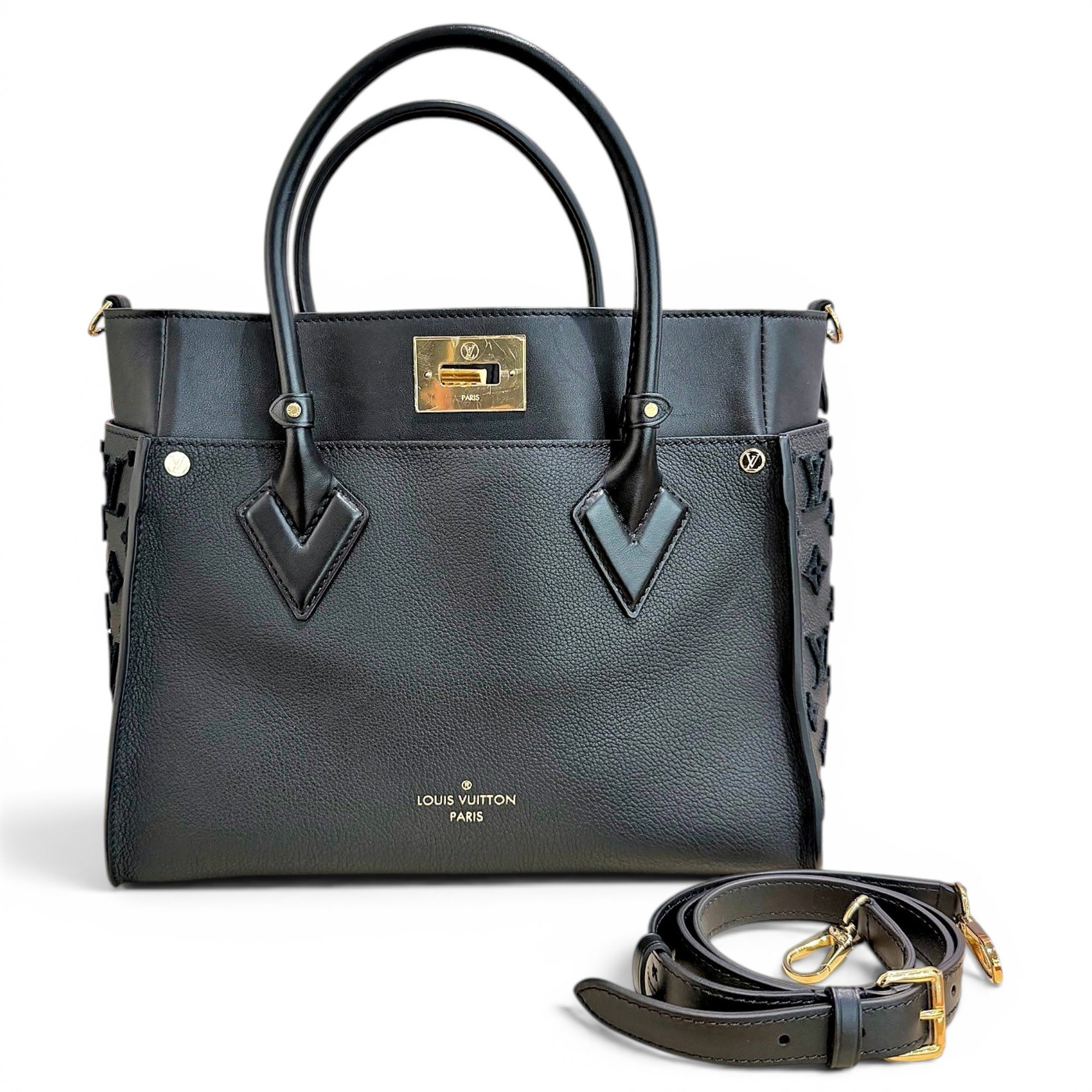 On My Side leather handbag