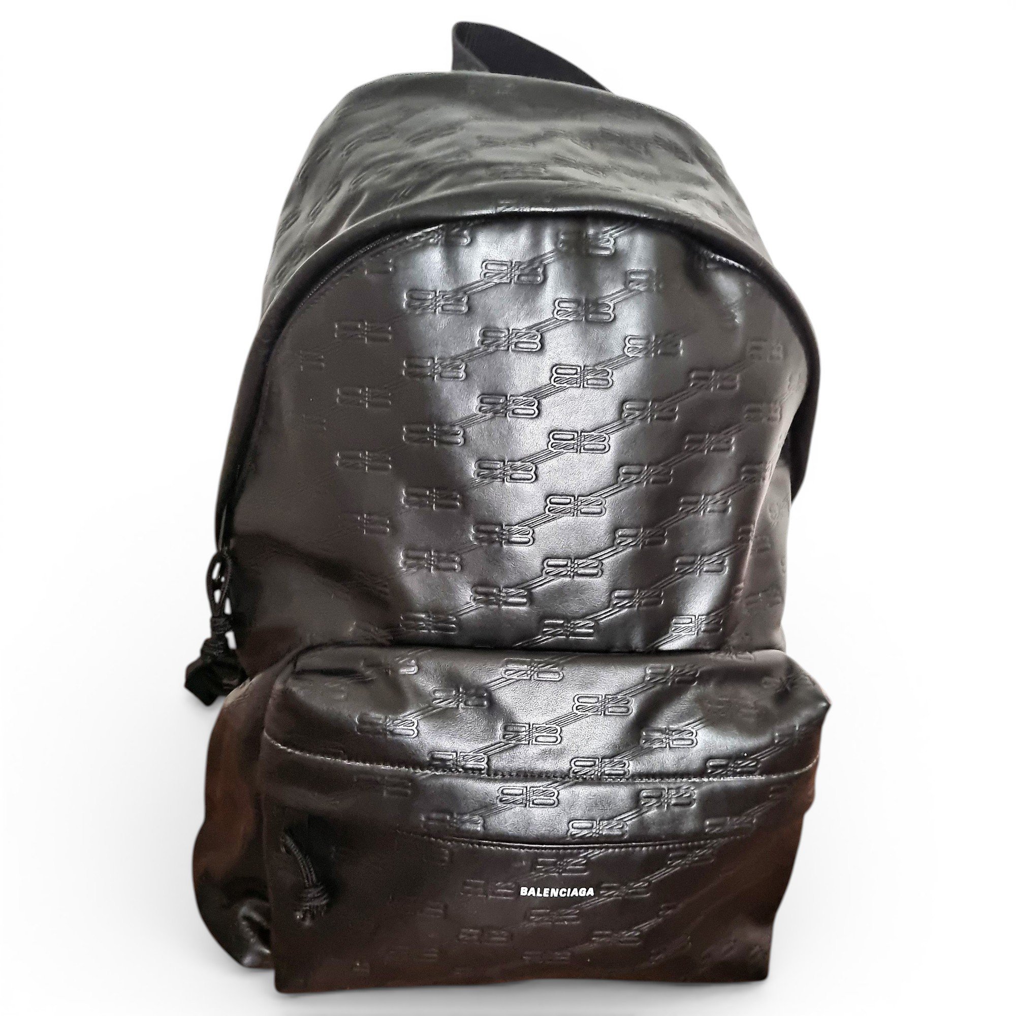 Leather backpack