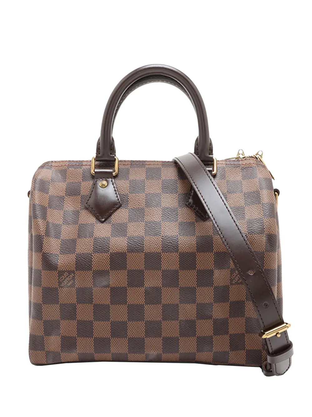 Louis Vuitton 2018 Damier Ebene Speedy Bandouliere 25 satchel