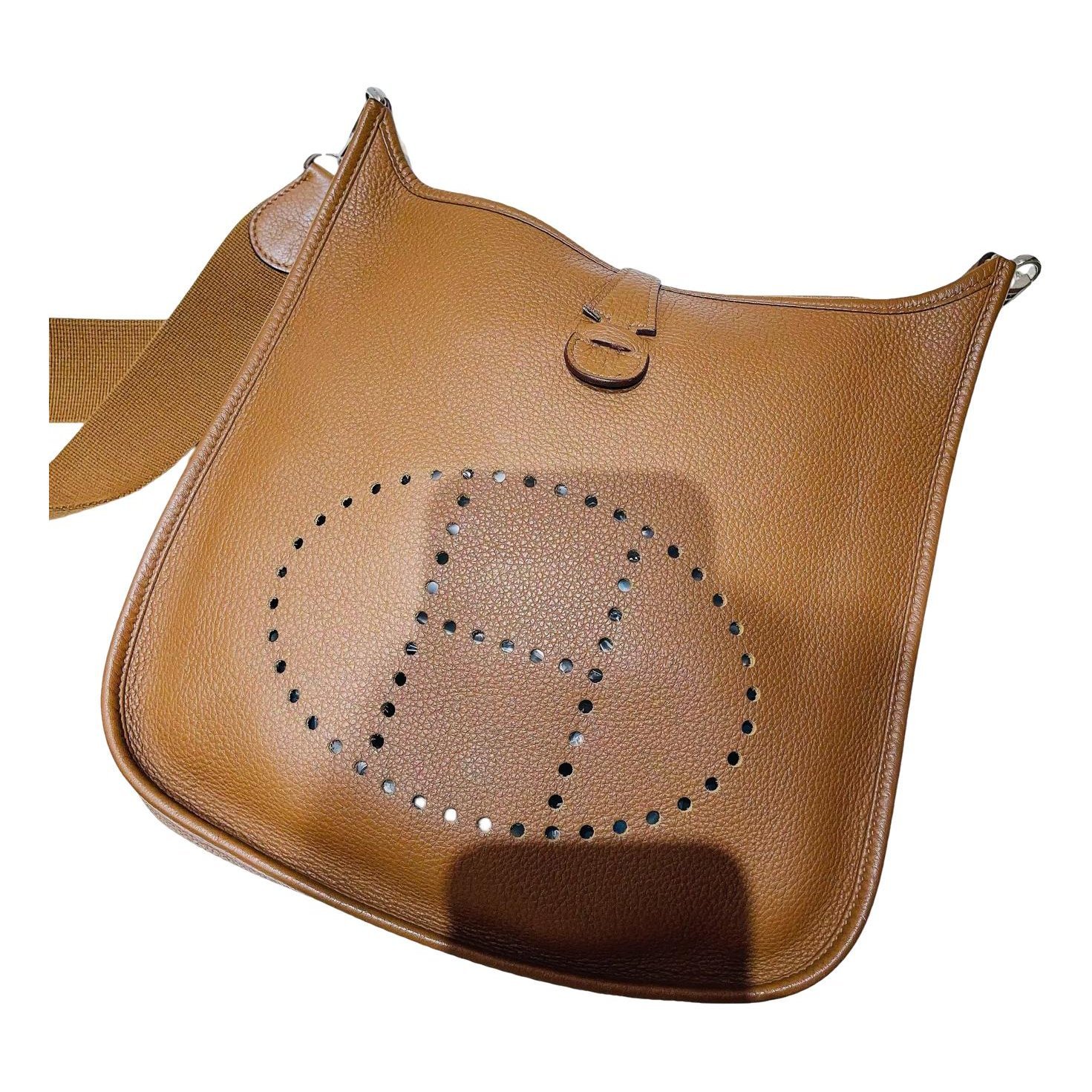 Evelyne leather handbag