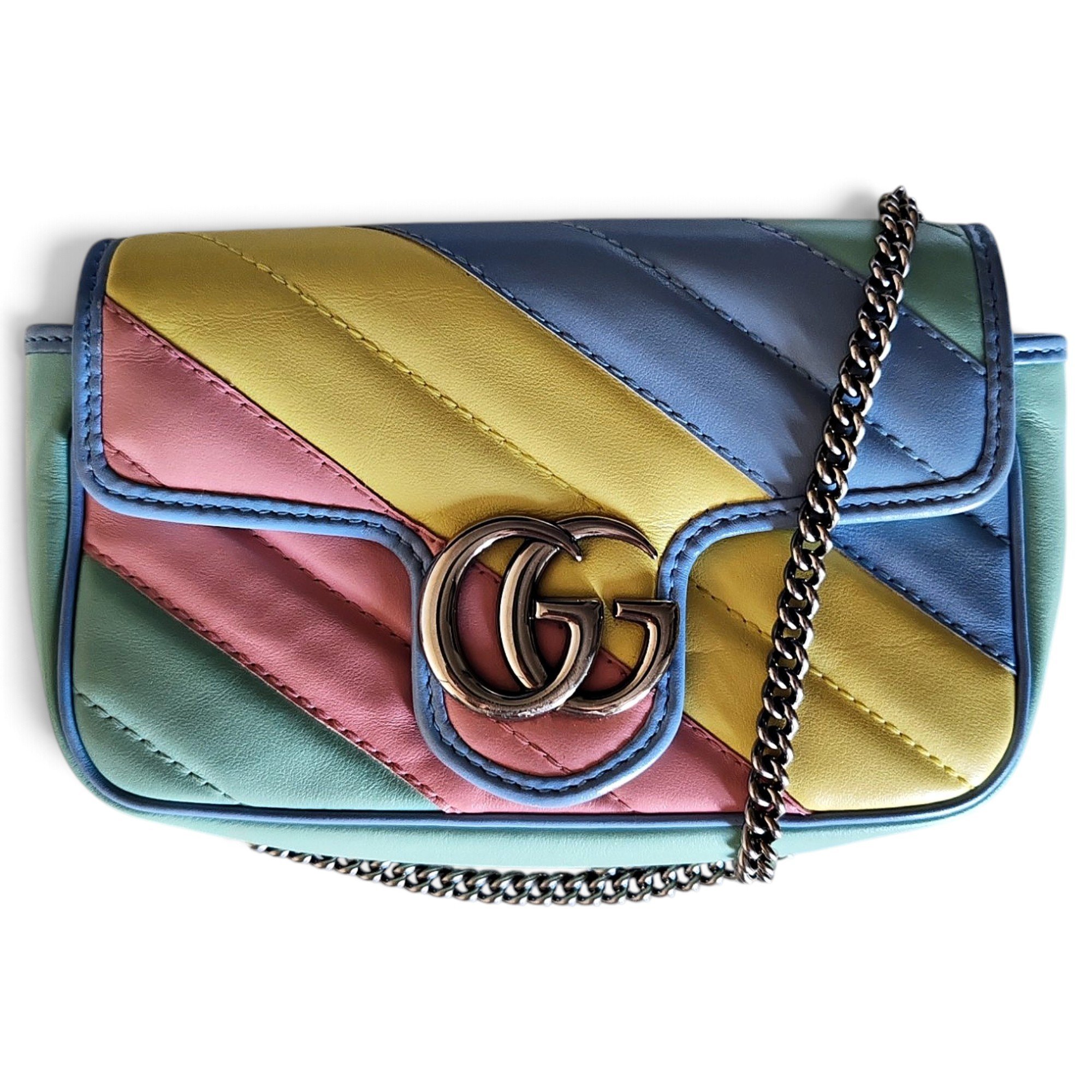 GG Marmont Flap leather handbag