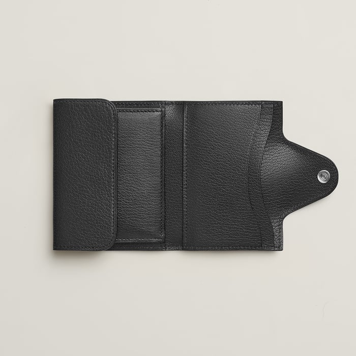 Noir Iliade Compact Card Holder