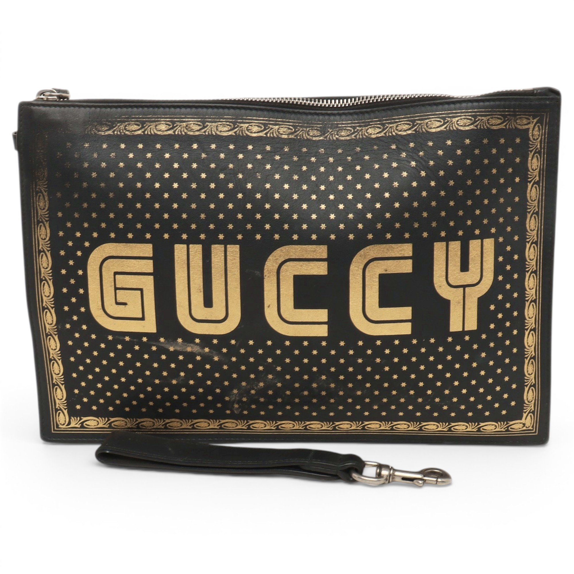 Guccy clutch leather clutch bag