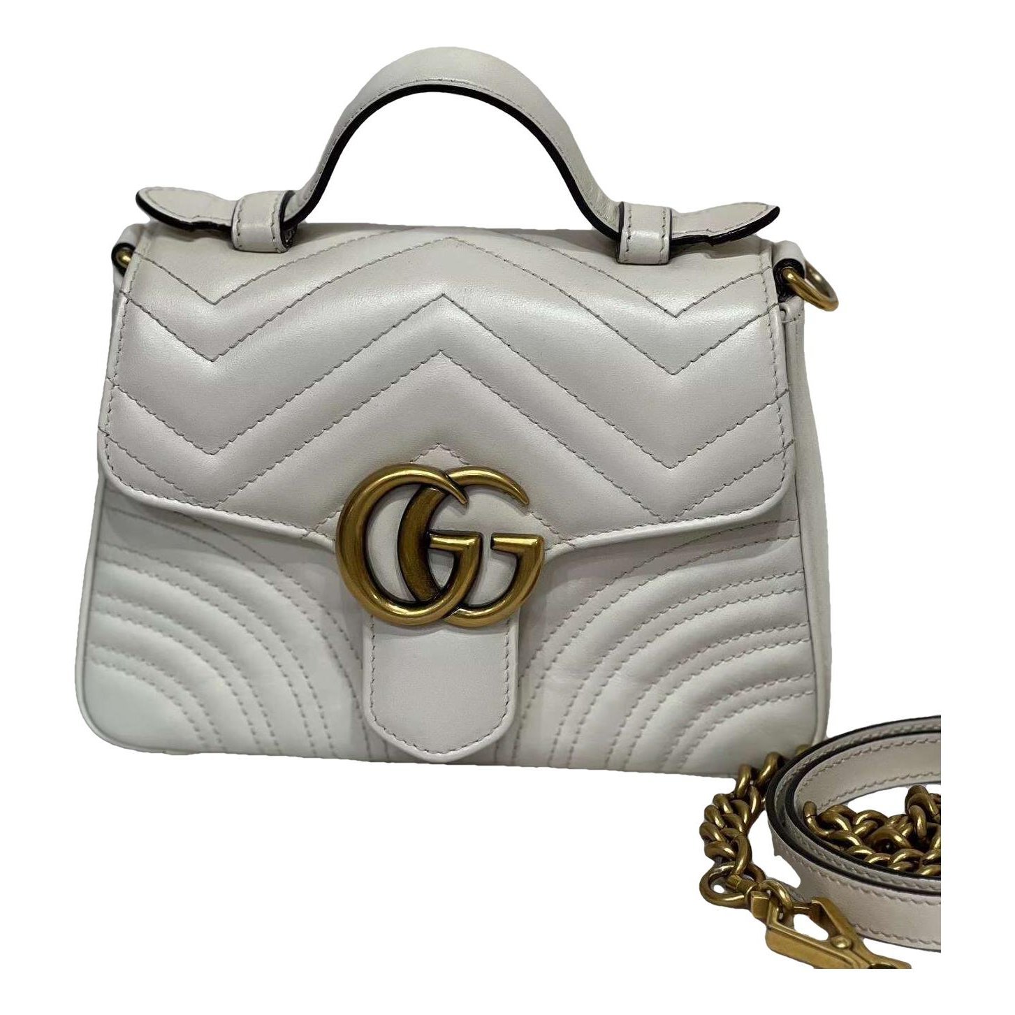 GG Marmont Flap leather handbag