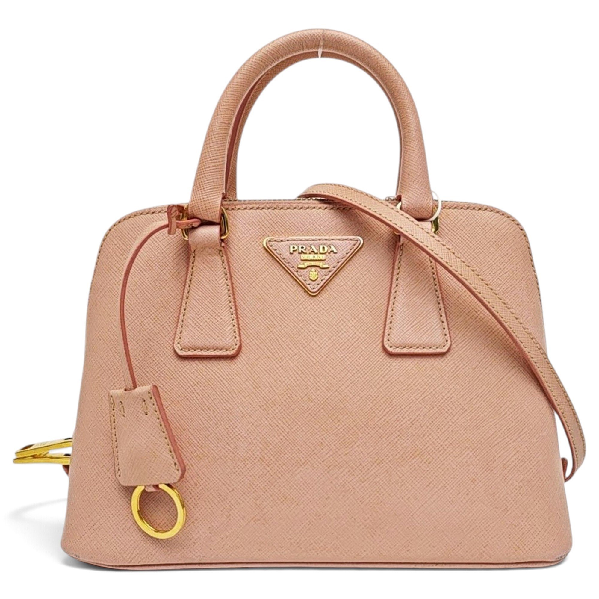 Promenade leather handbag