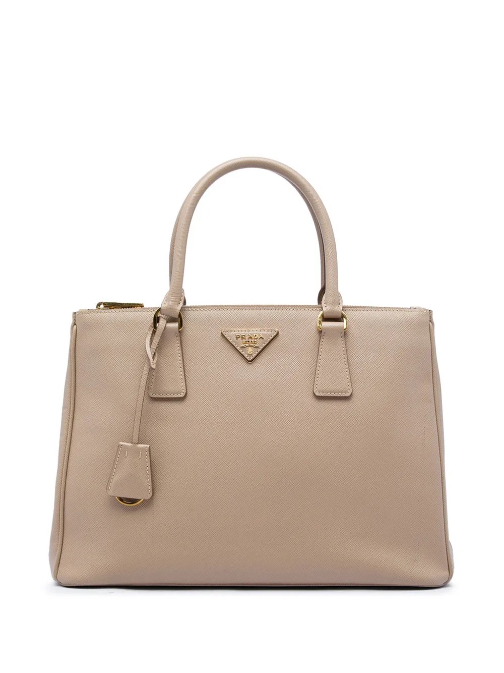 2010-2026 Large Saffiano Lux Galleria Double Zip satchel