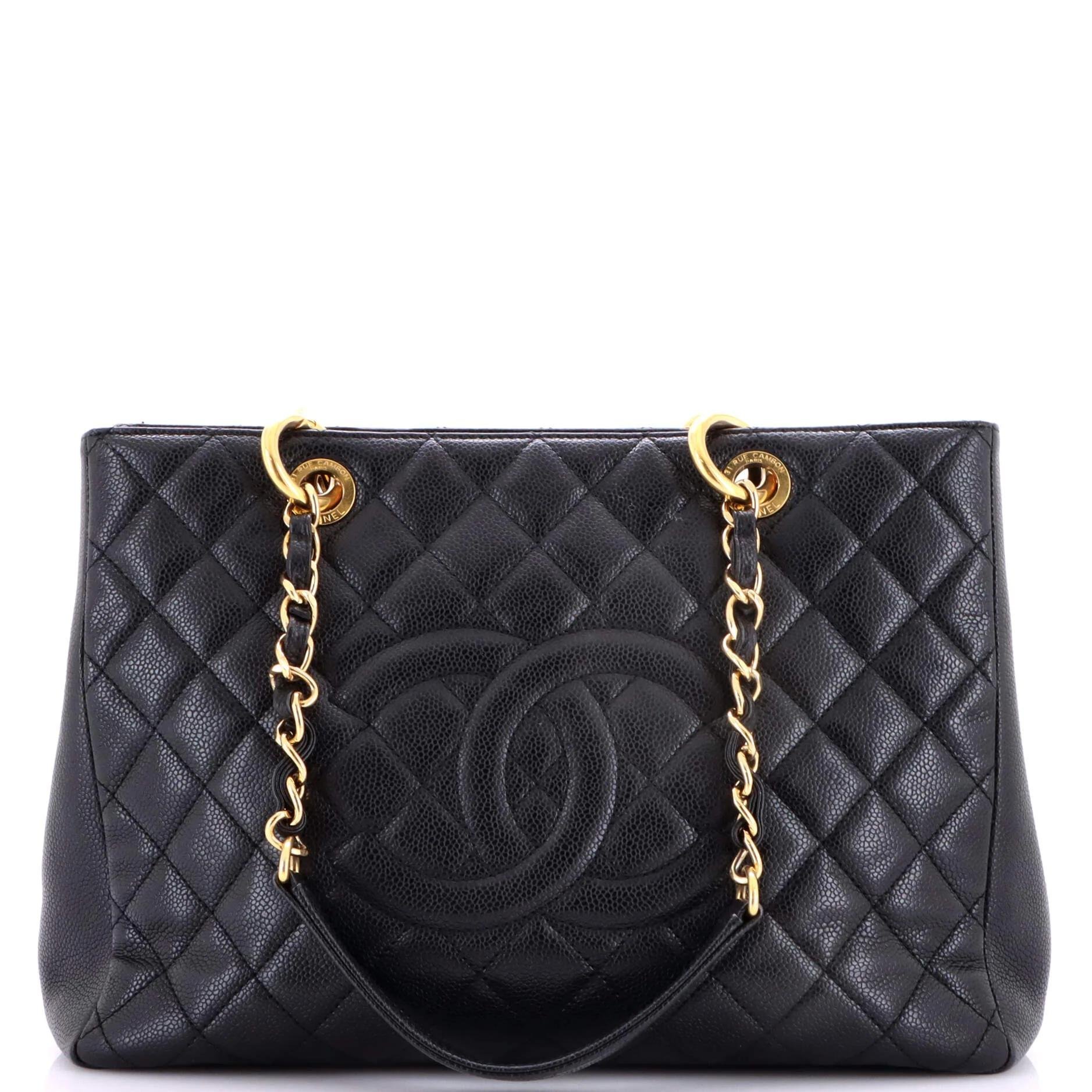 Classic CC Shopping leather tote