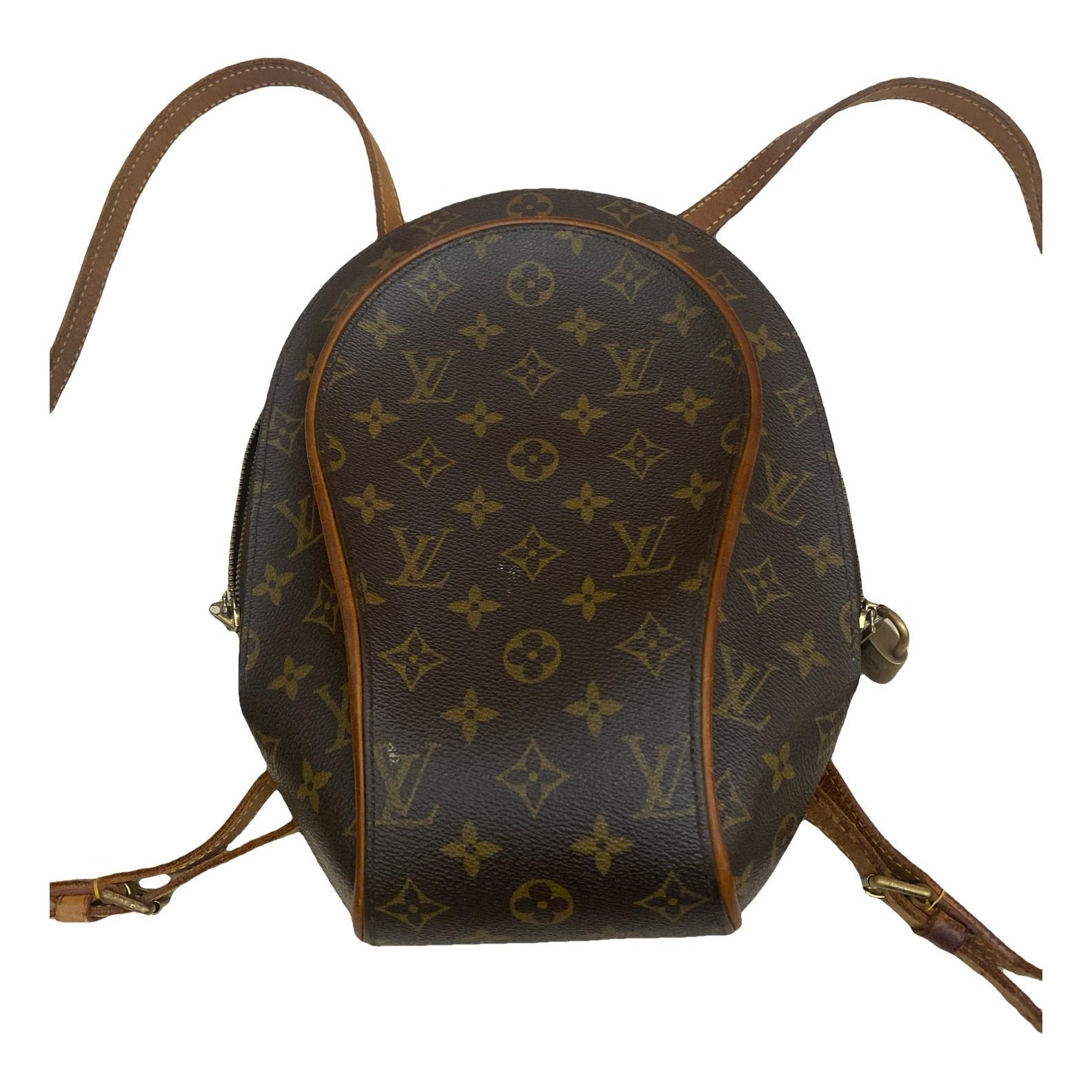 Ellipse leather backpack