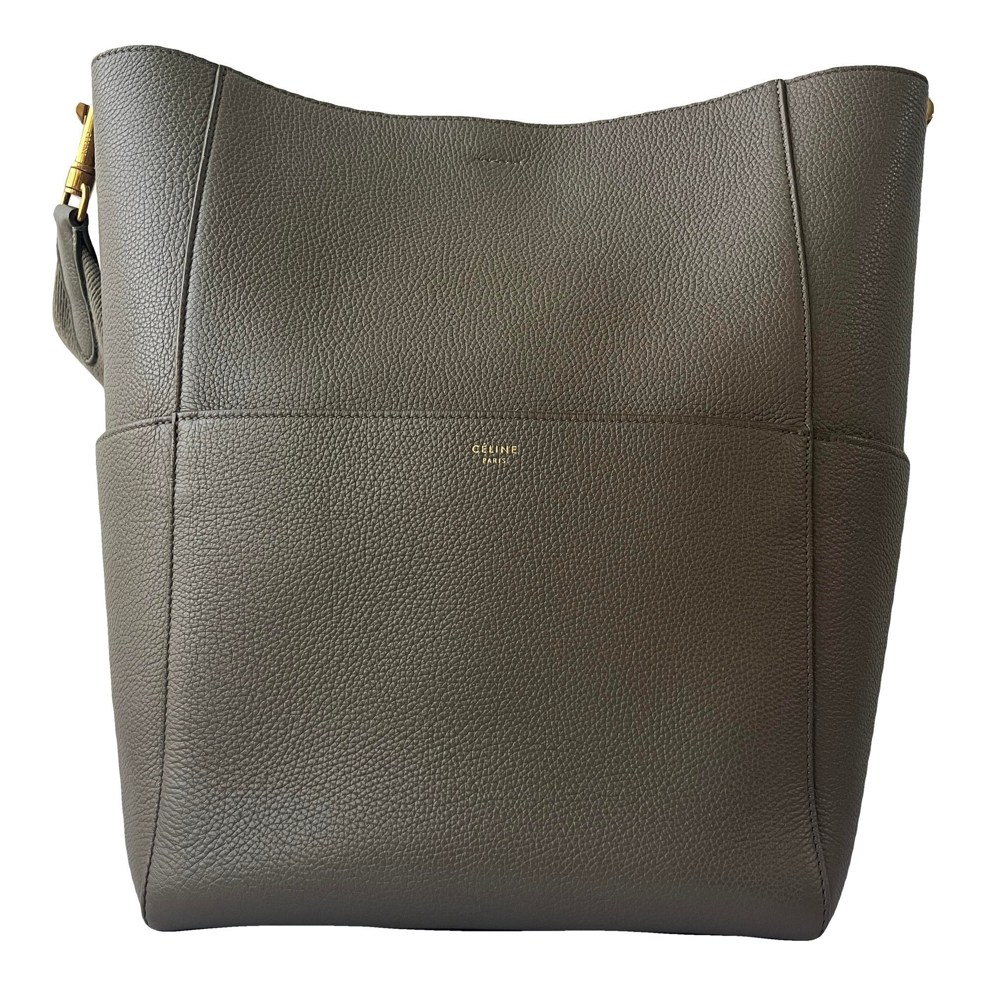Seau Sangle leather crossbody bag