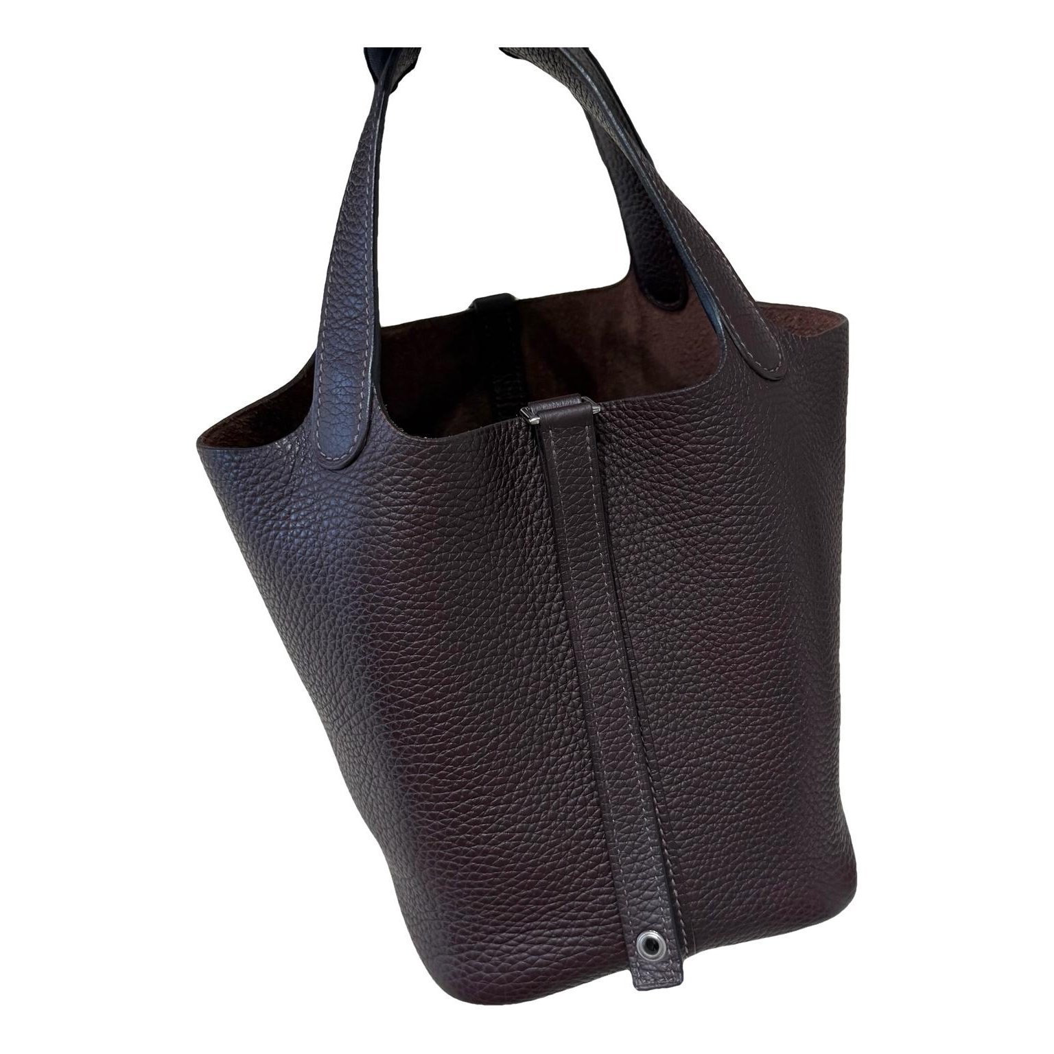 Picotin leather handbag