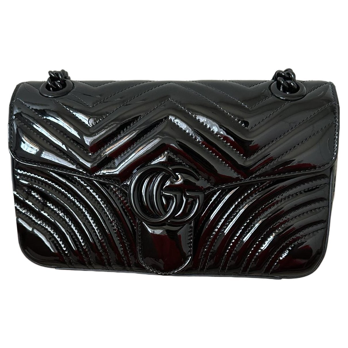 GG Marmont Flap leather crossbody bag
