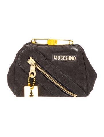 Moschino Canvas Clutch