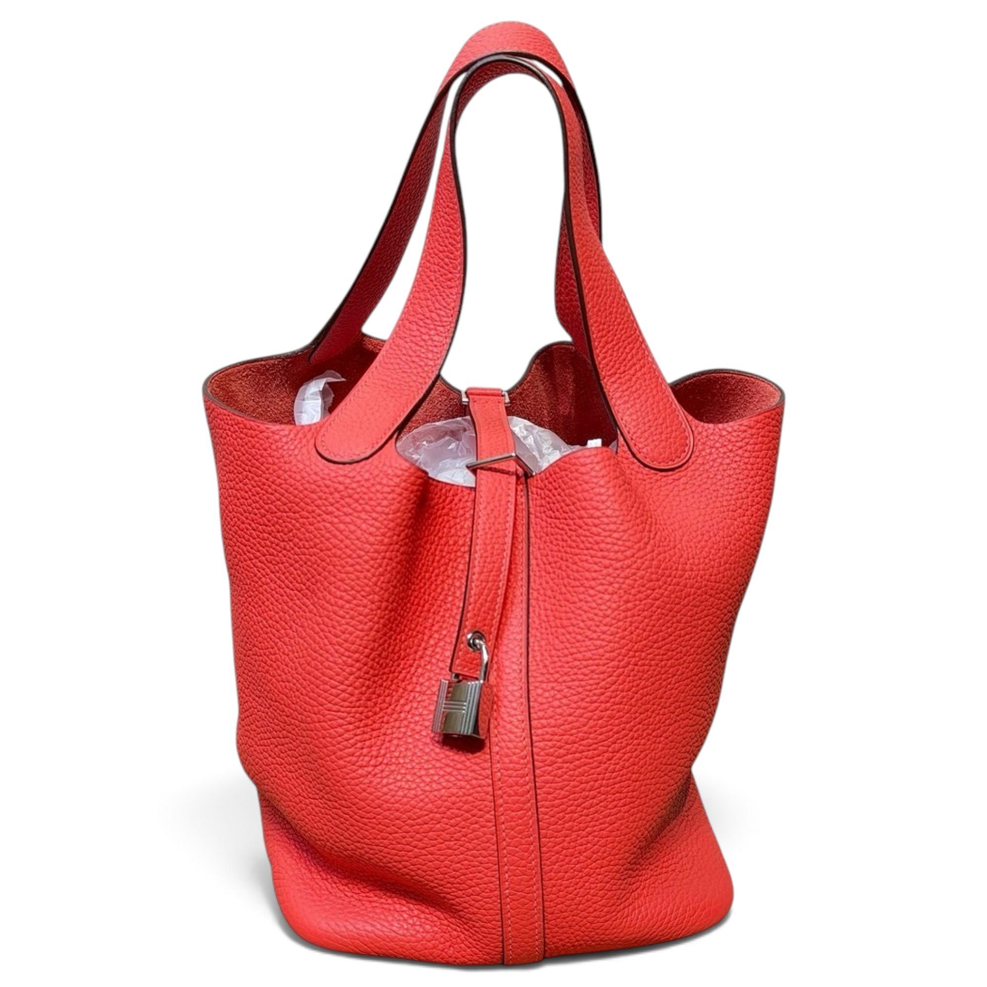 Picotin leather handbag