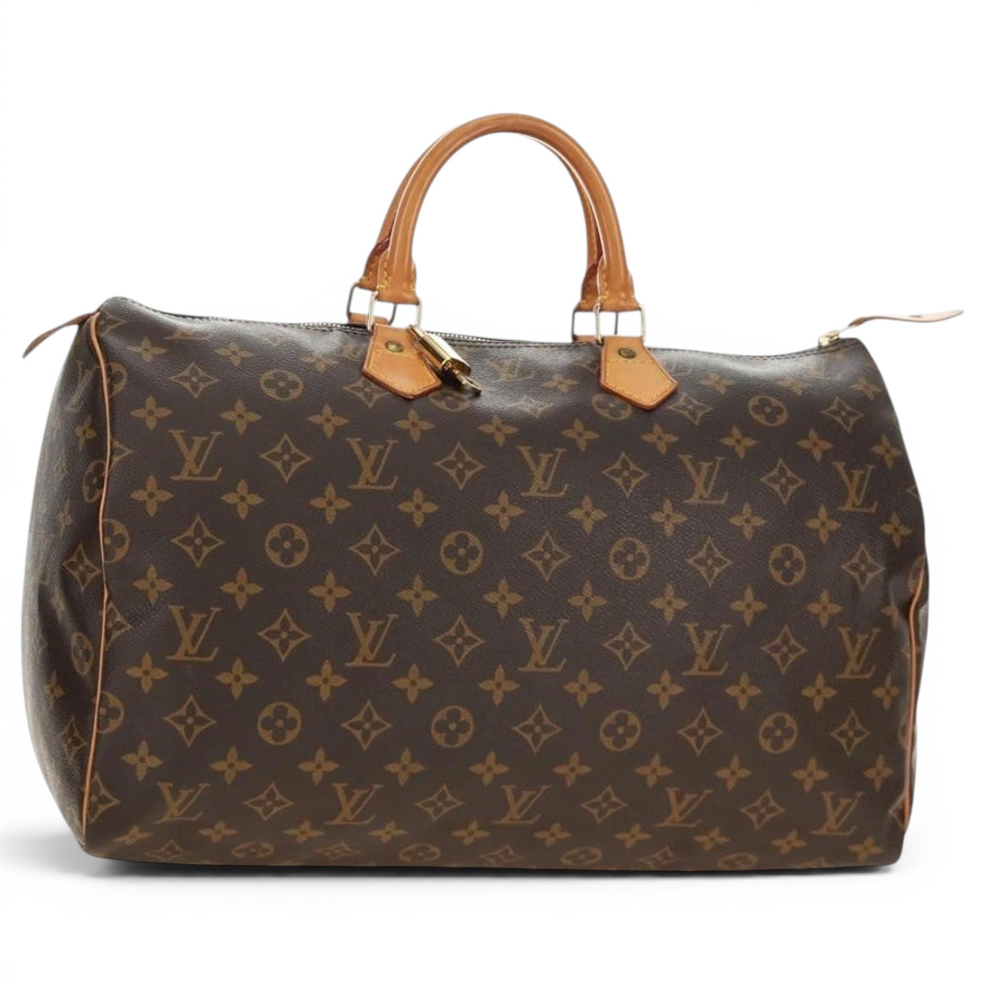 Speedy leather handbag