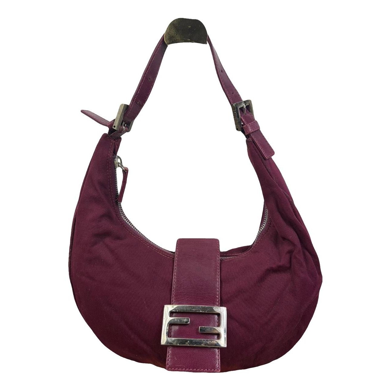 Croissant cloth handbag