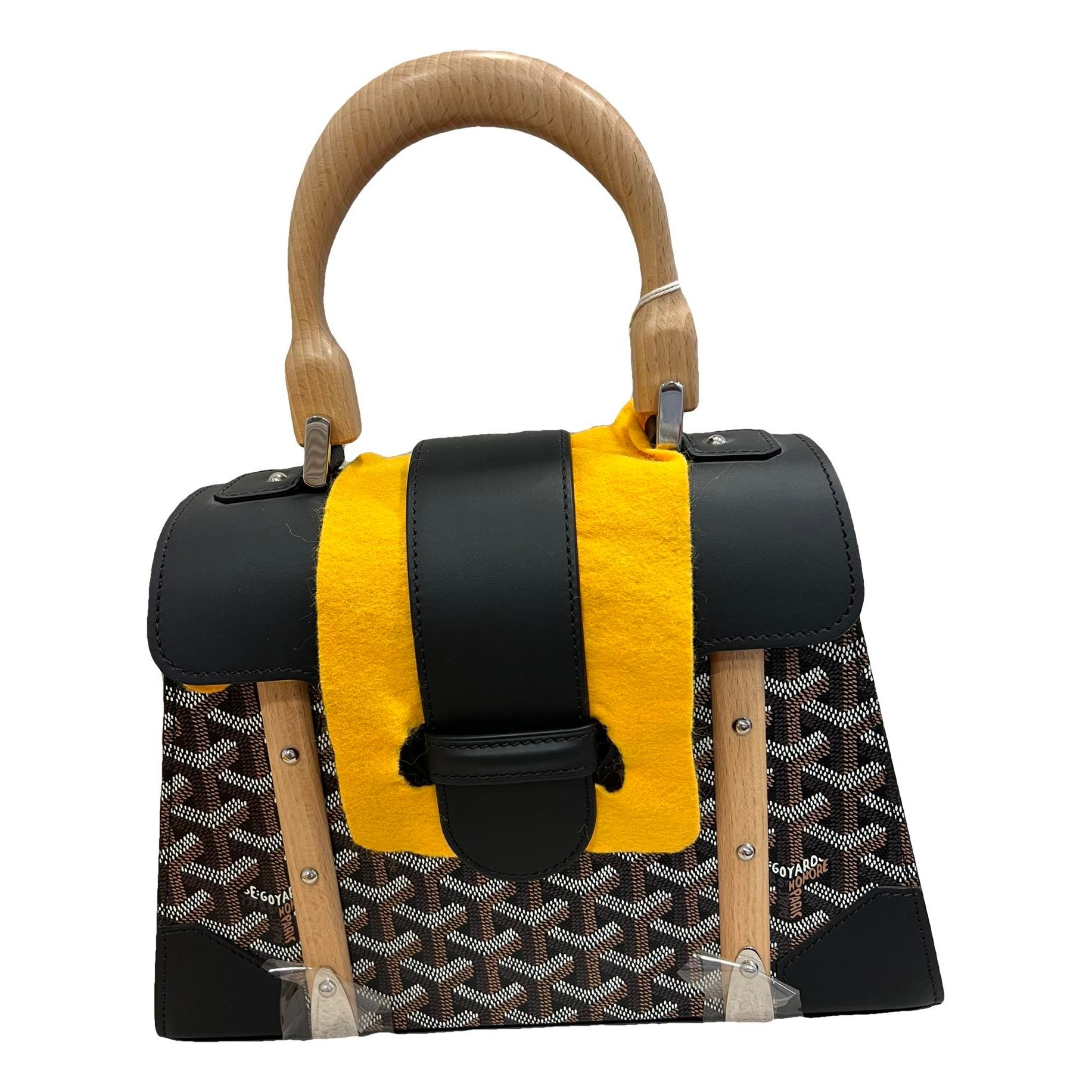 Saïgon patent leather handbag