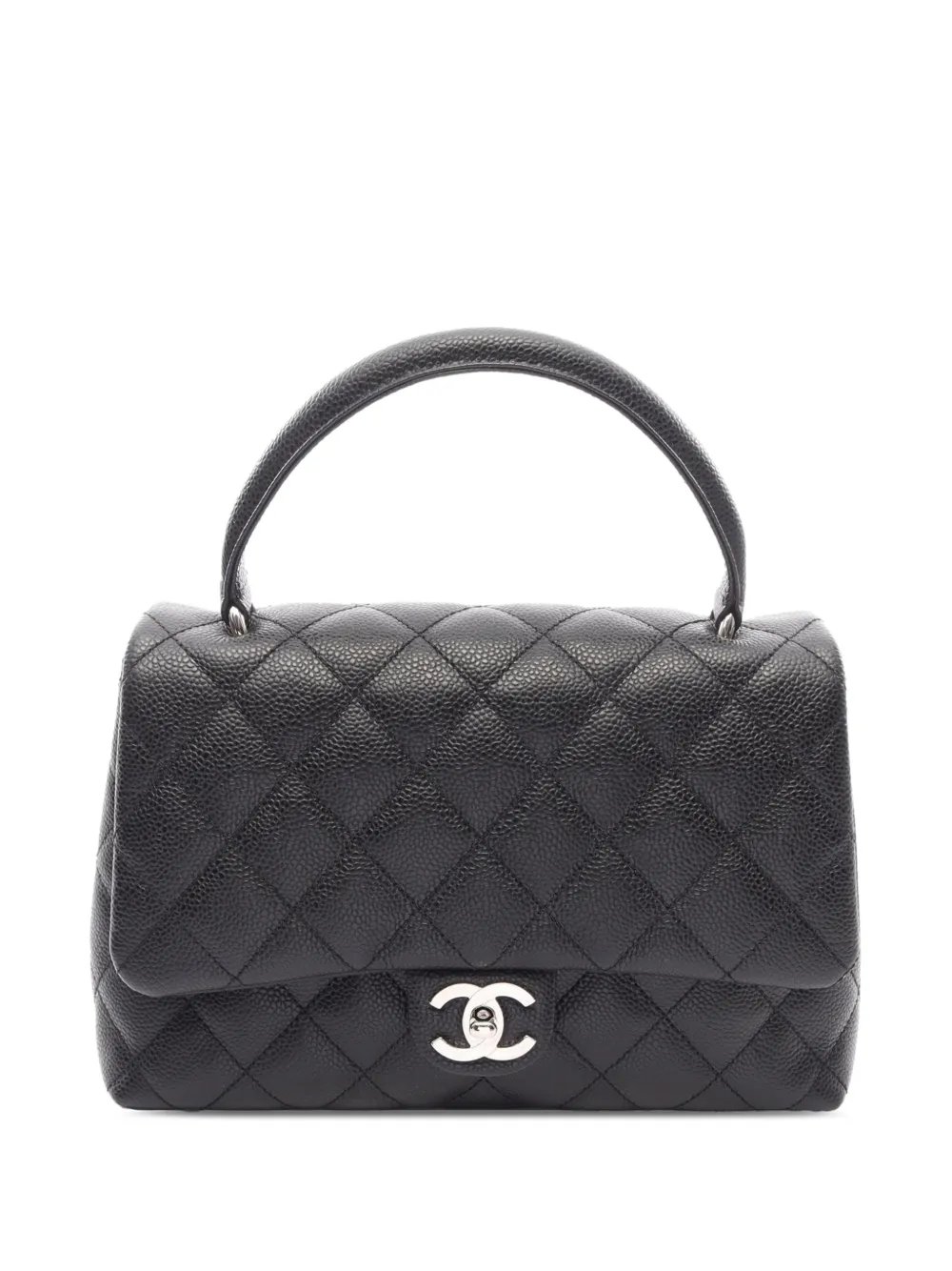 2006-2008 CC Quilted Caviar Top Handle Flap satchel