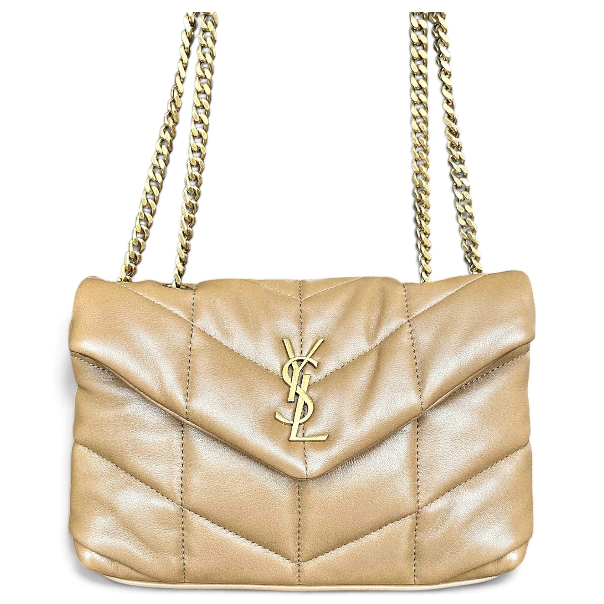 Loulou Puffer leather crossbody bag