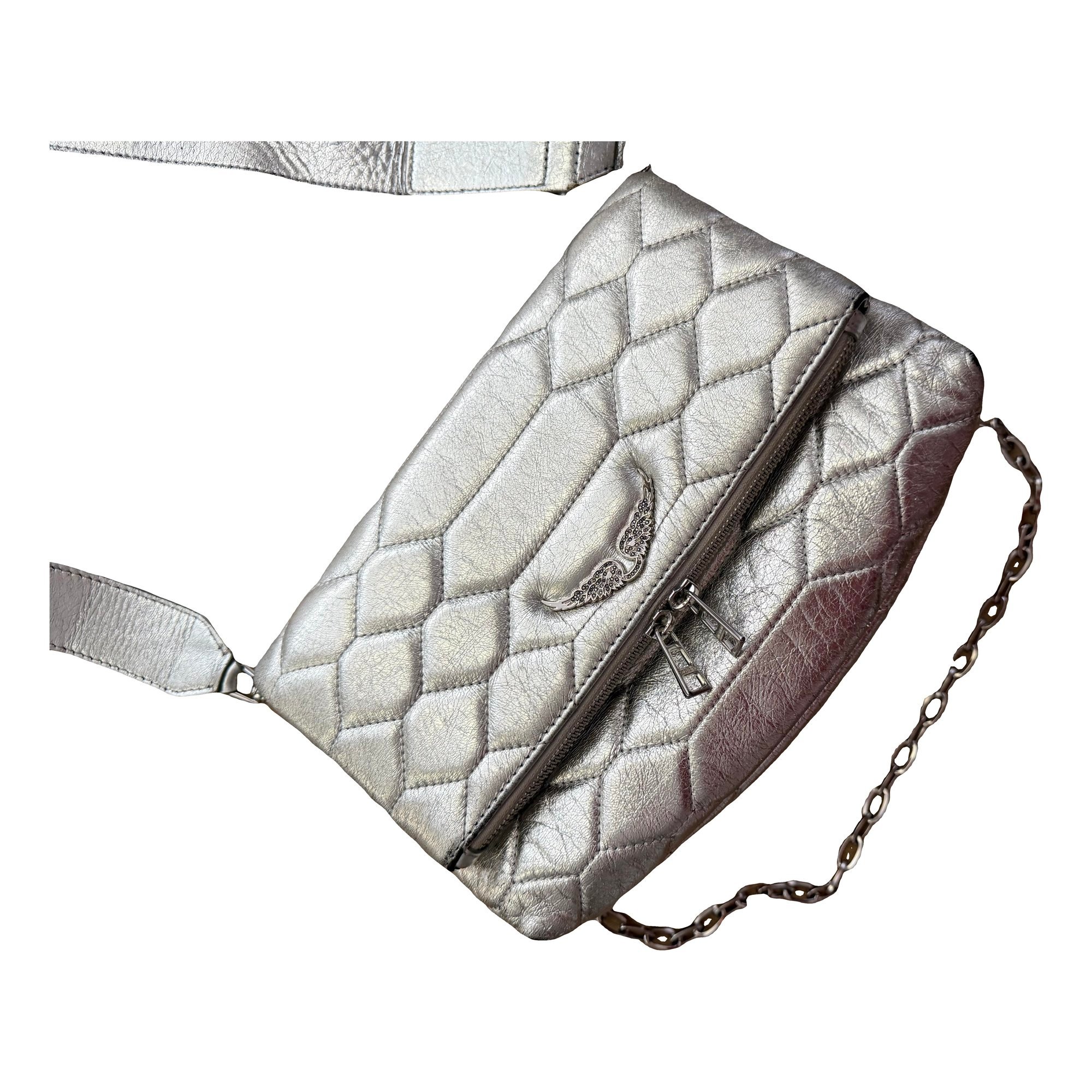 Rock leather crossbody bag