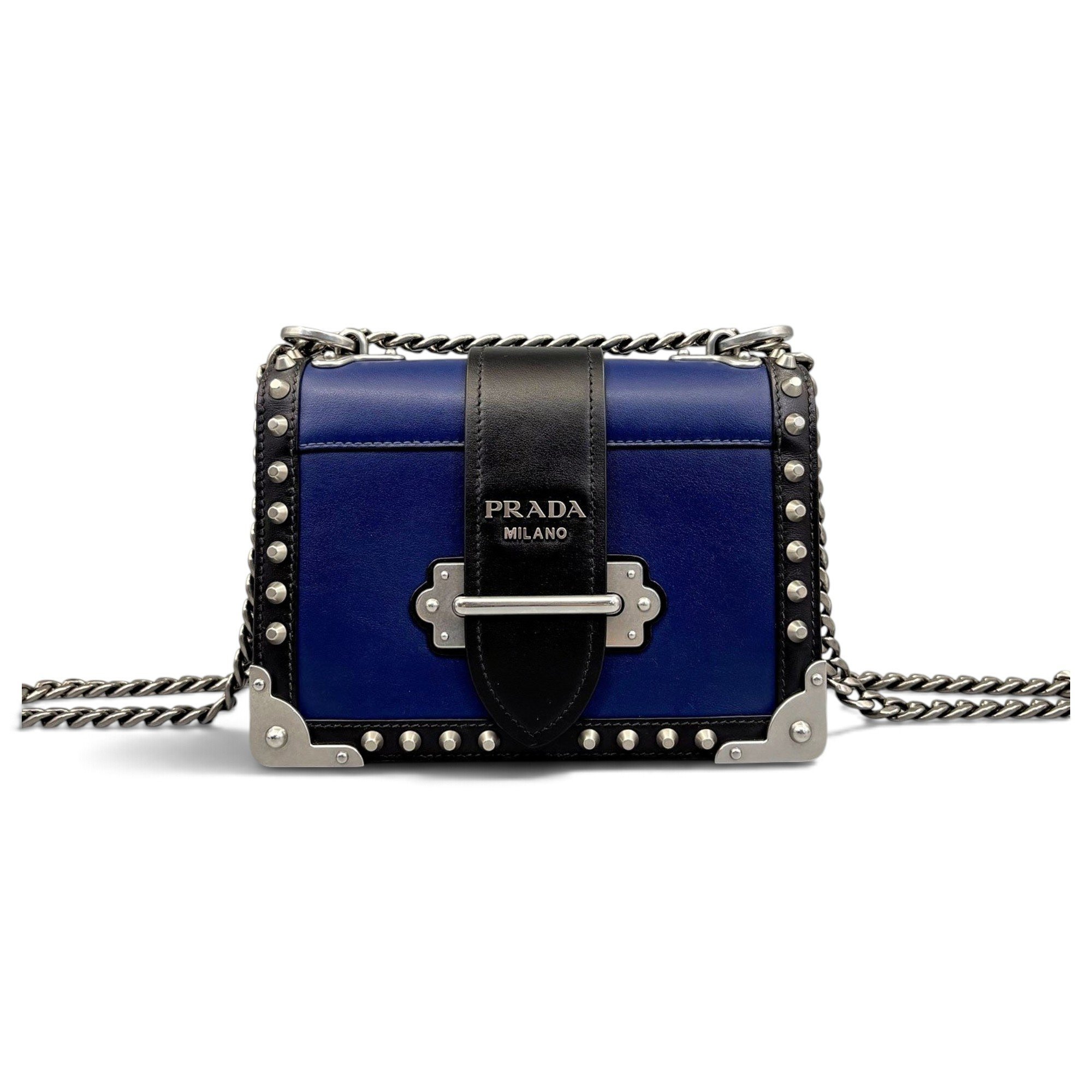 Cahier leather handbag
